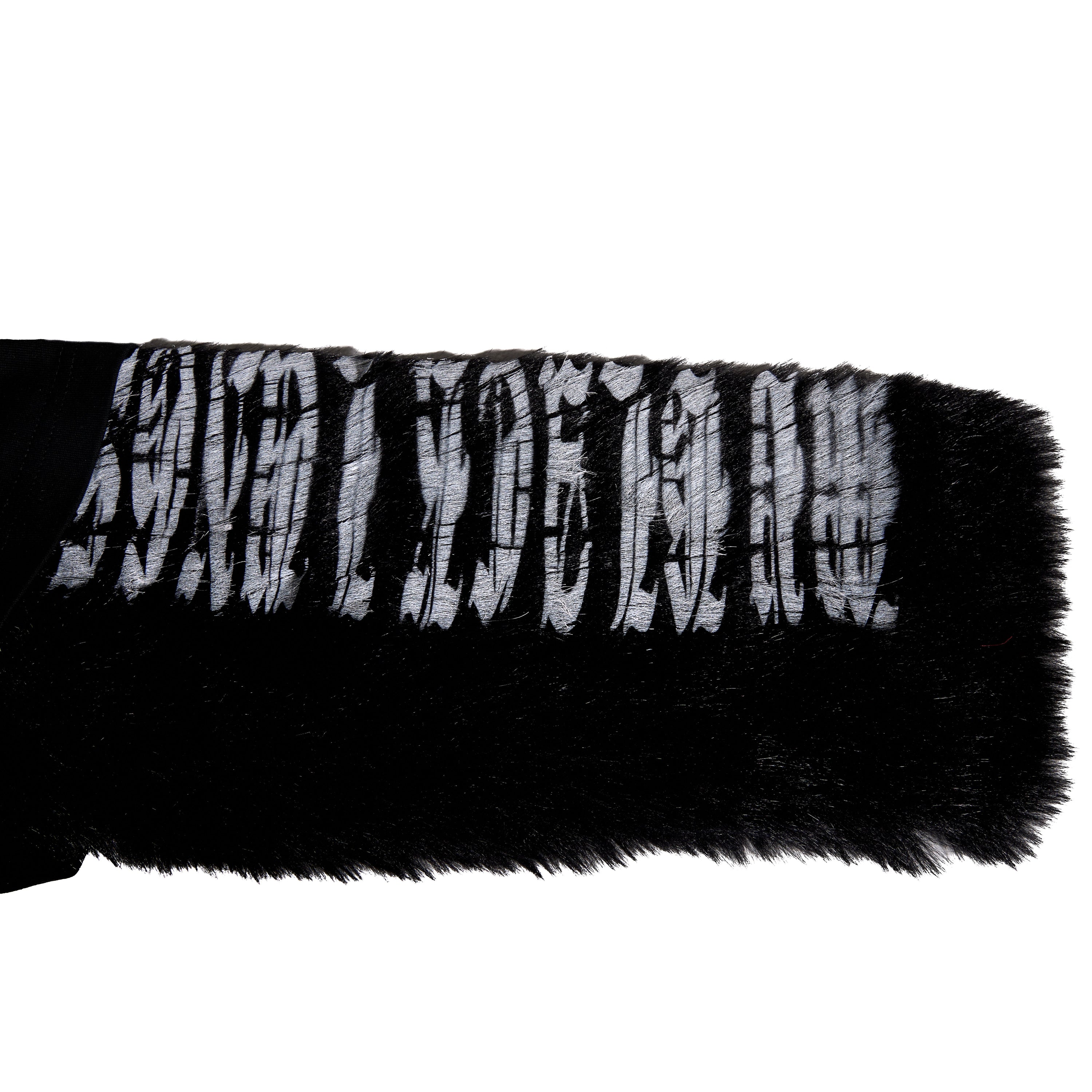 BL MYBLACKLUNGS LONGSLEEVE WITH AIRBRUSHED FUR SLEEVES
