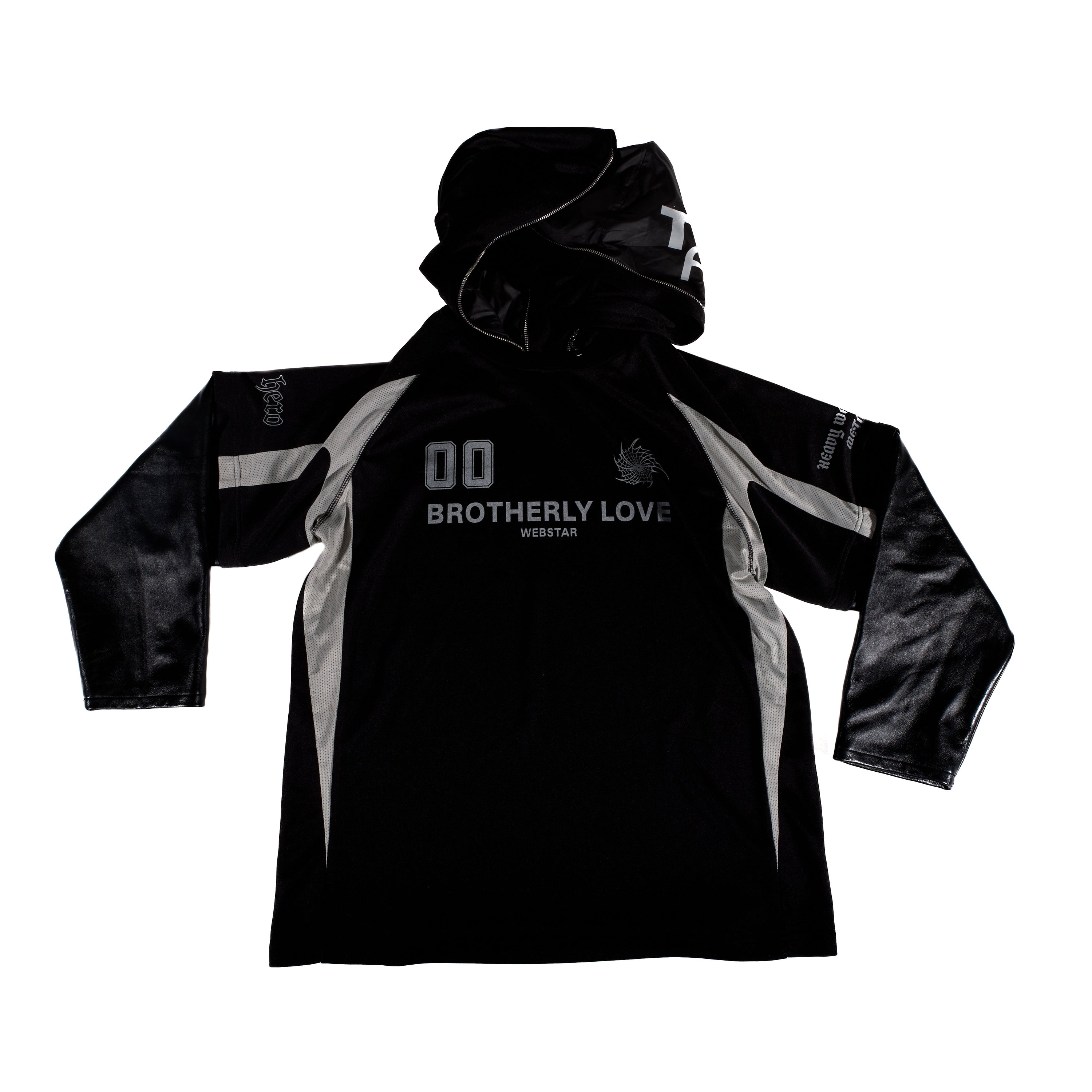 BL WEBSTORM JERSEY WITH LEATHER SLEEVES
