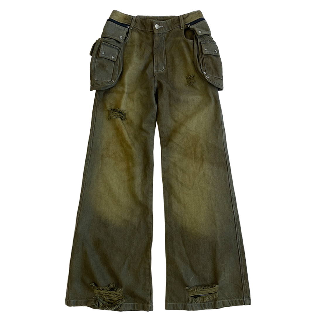 【GROVE】24FW DAKE DENIM PANTS DAKE DENIM PANTS [CHARCOAL] - GROVE