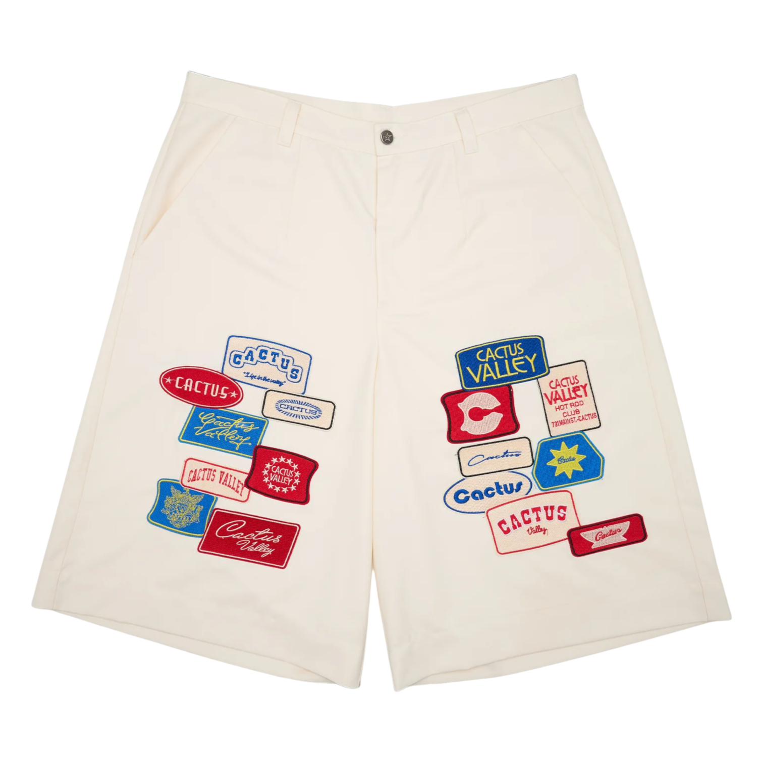 Pleated Roadside Shorts - Bone