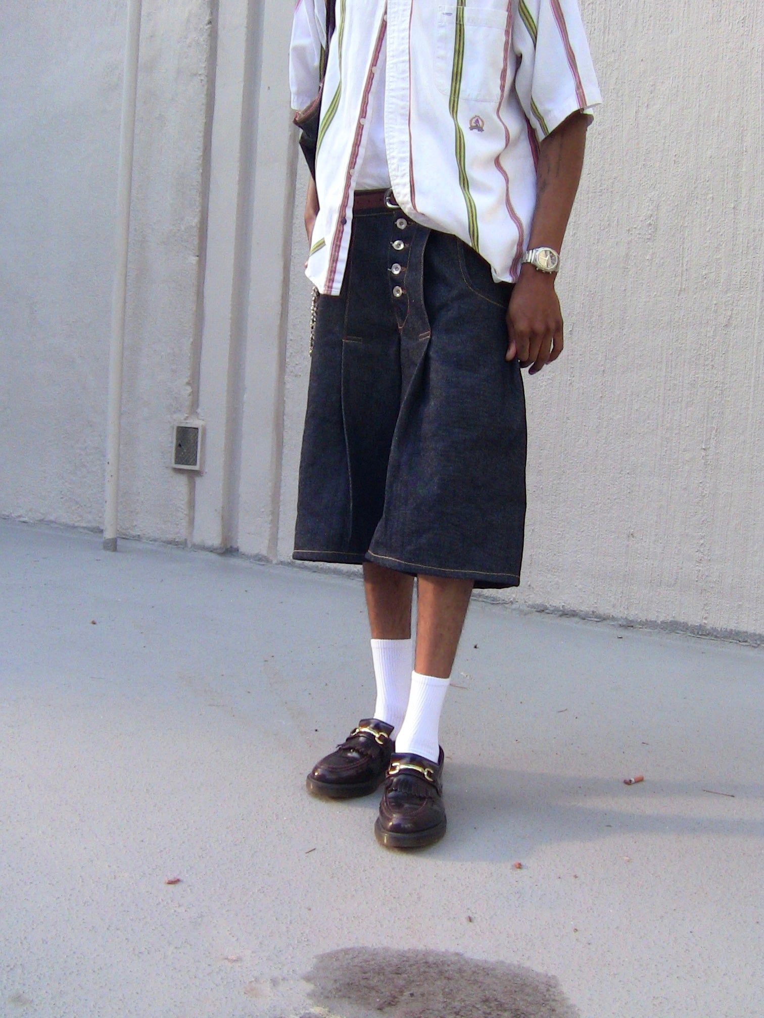 Baggy Type One Pleat Shorts