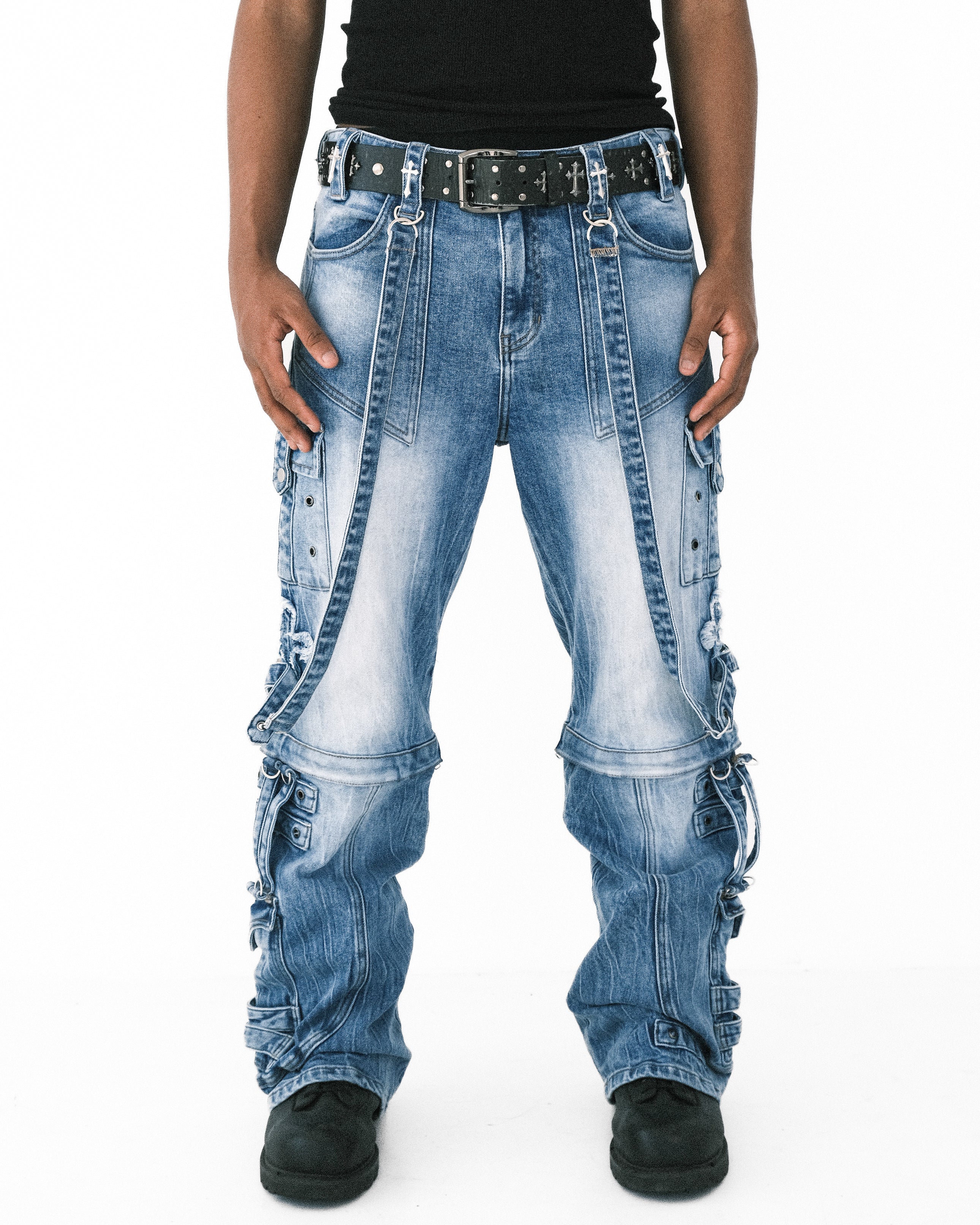 "Vanished" Raver Jeans V3 (Washed Blue)