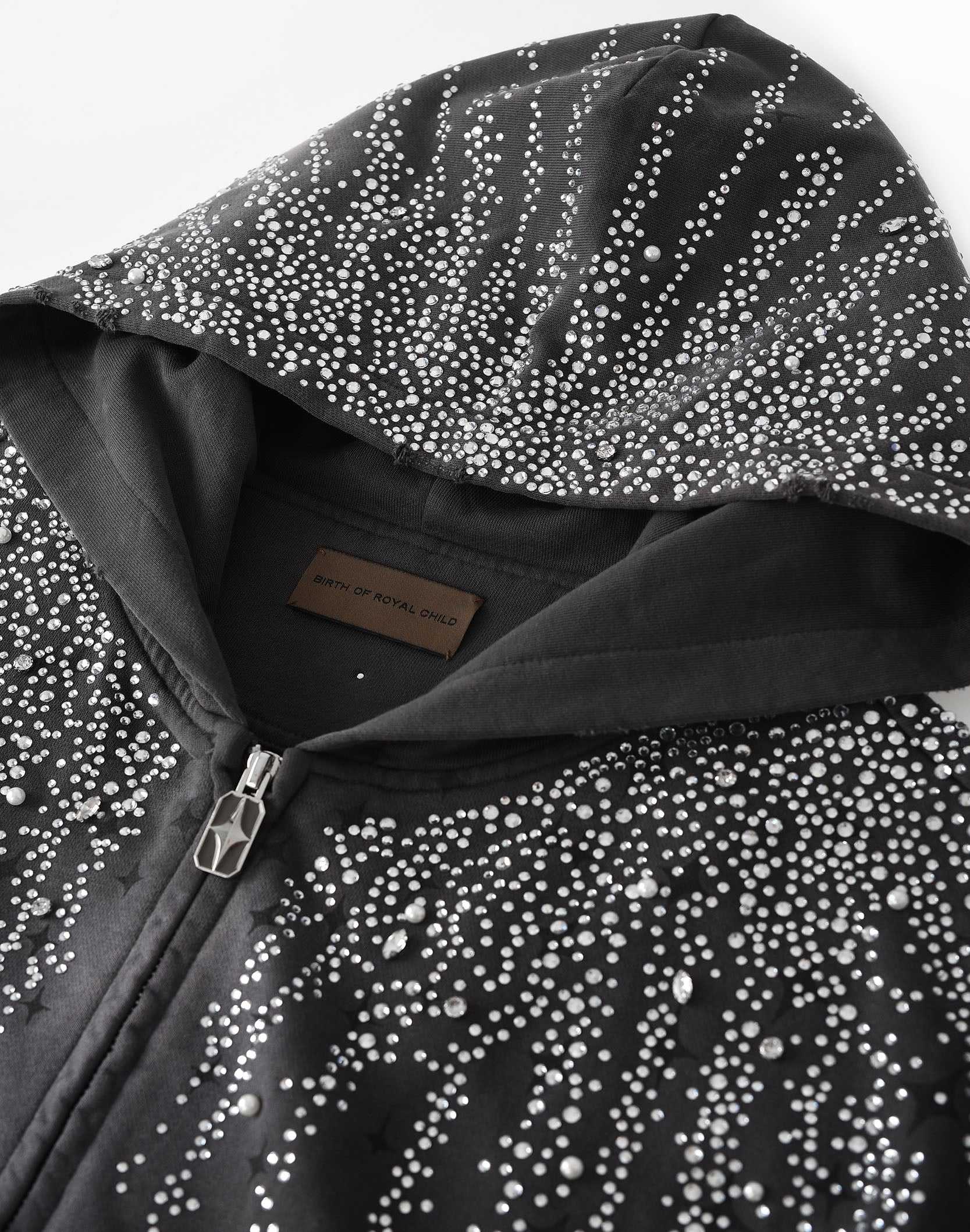 20K Steller Diamond Hoodie In BLK