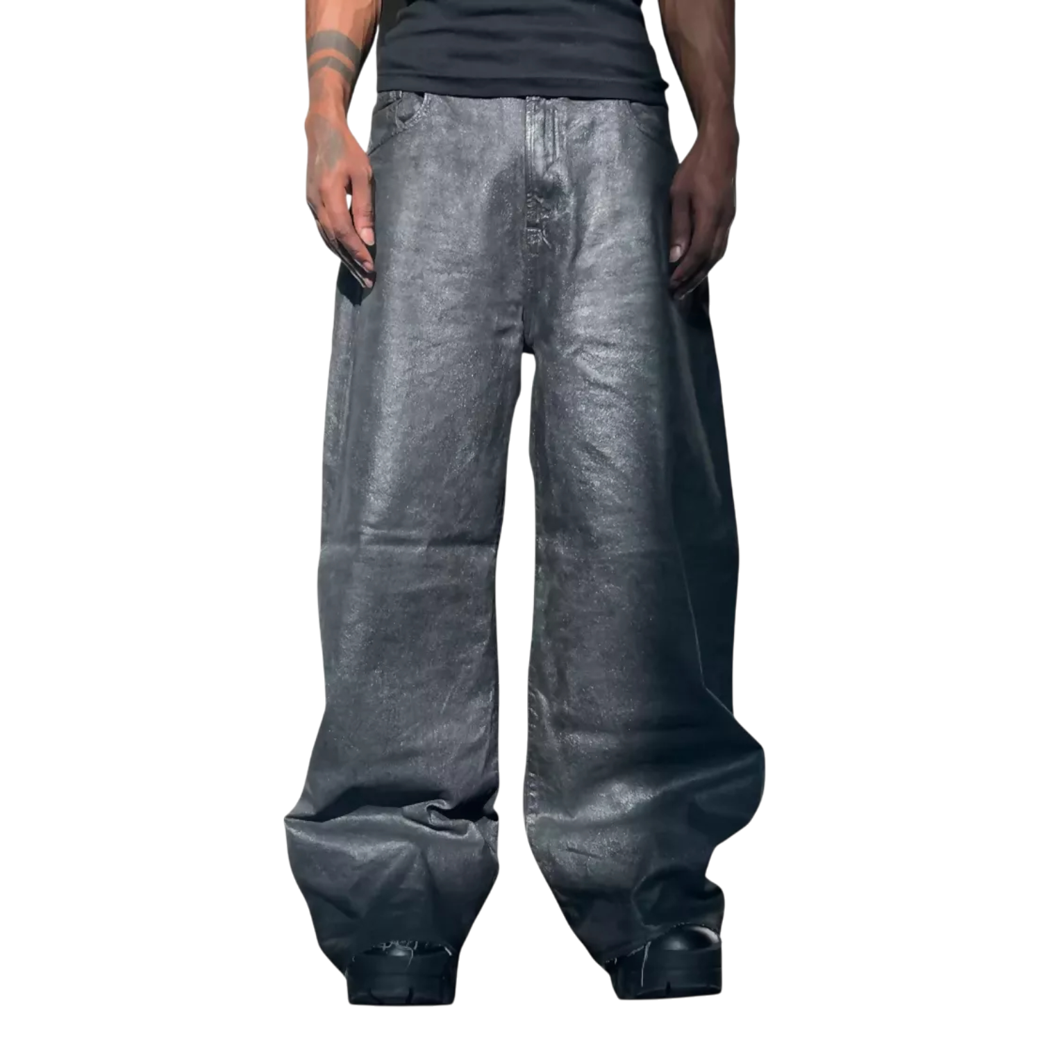 Wide-leg Wax Denim – Lowheads Wide-leg Wax Denim – Lowheads