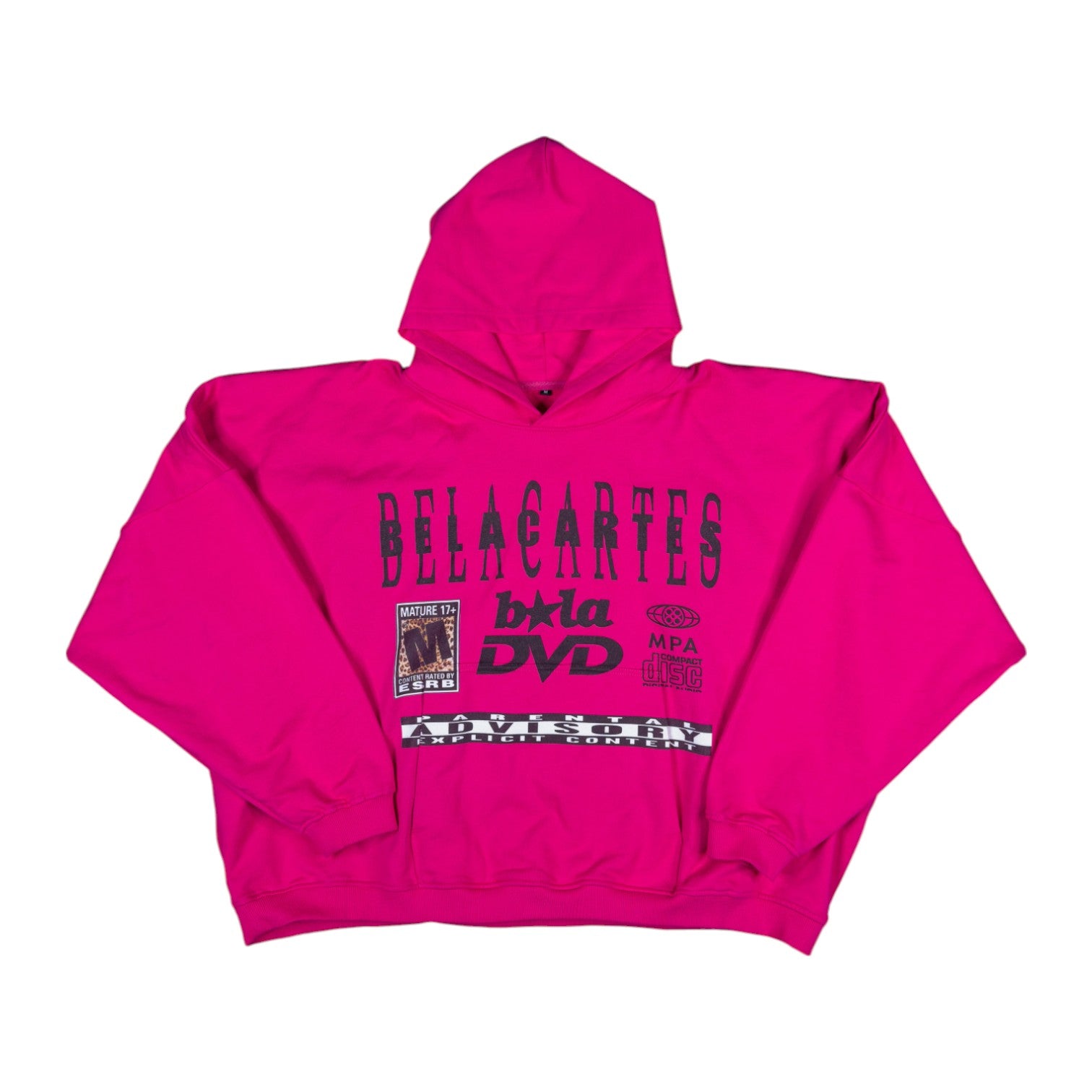 DVD HOODIE (fuschia)