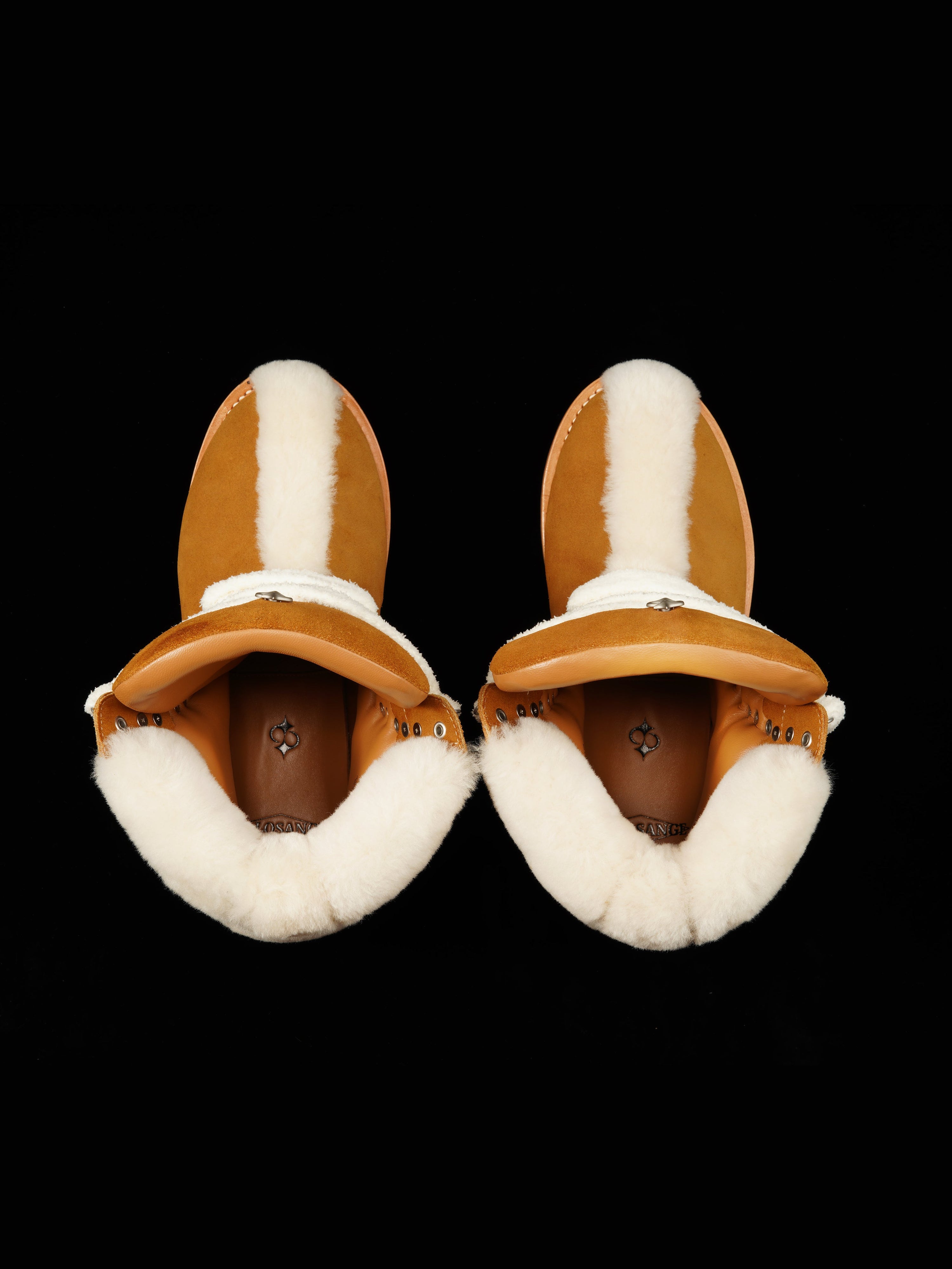 LE LOSANGE MOHAWK BIG BOOTS YELLOW