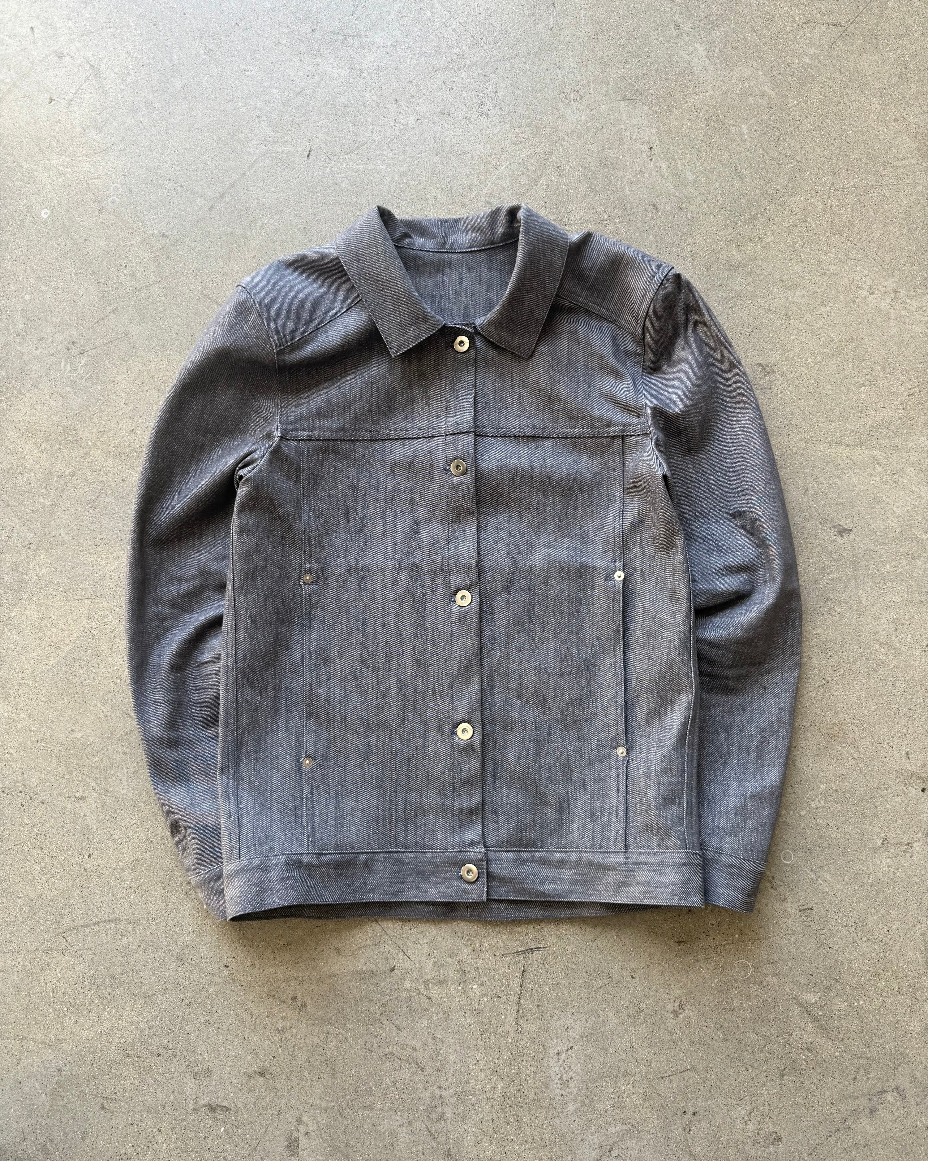 STREAMLINE 0.1 'GREY' JAPANESE DENIM JACKET