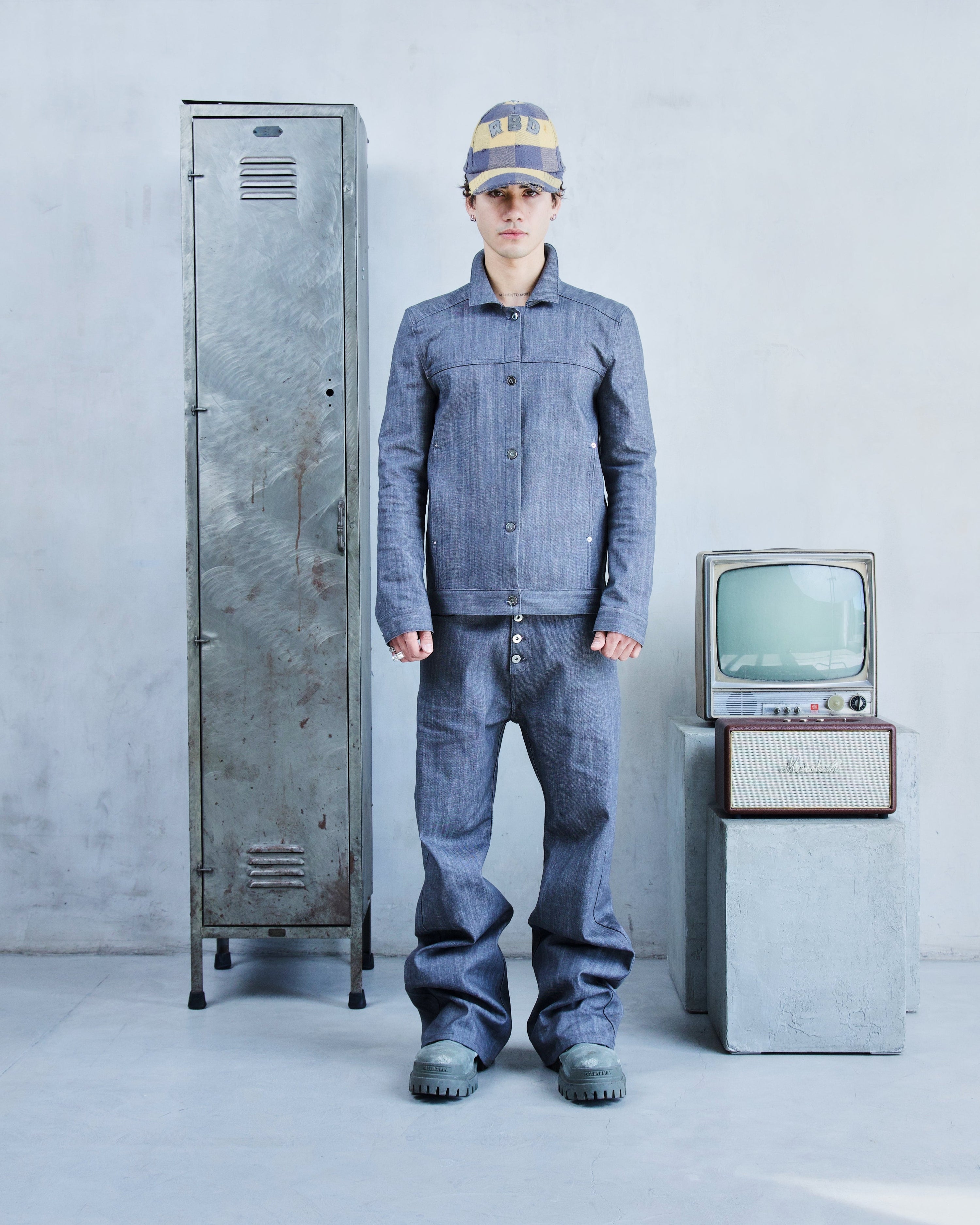 STREAMLINE 0.1 'GREY' JAPANESE DENIM JACKET