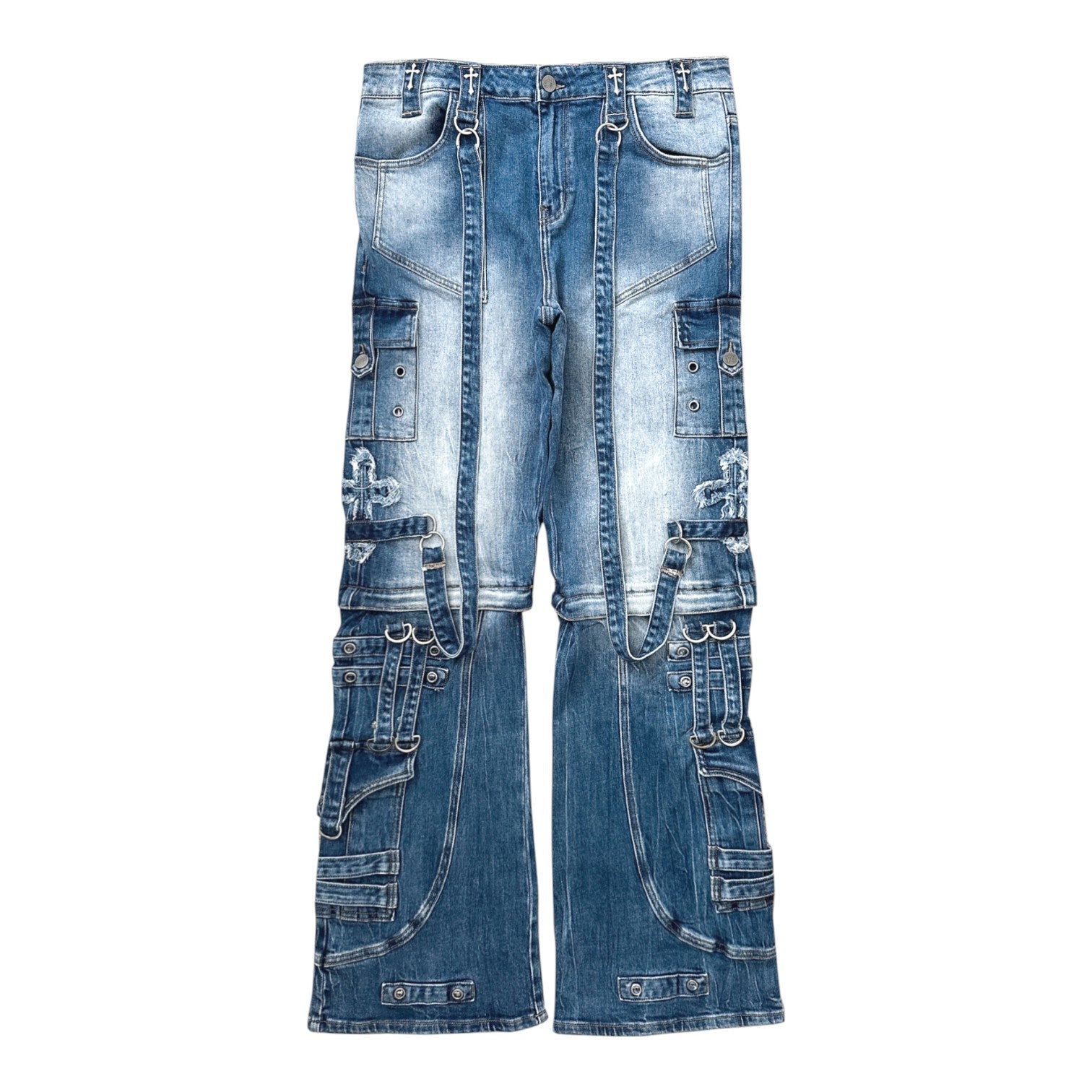 "Vanished" Raver Jeans V3 (Washed Blue)