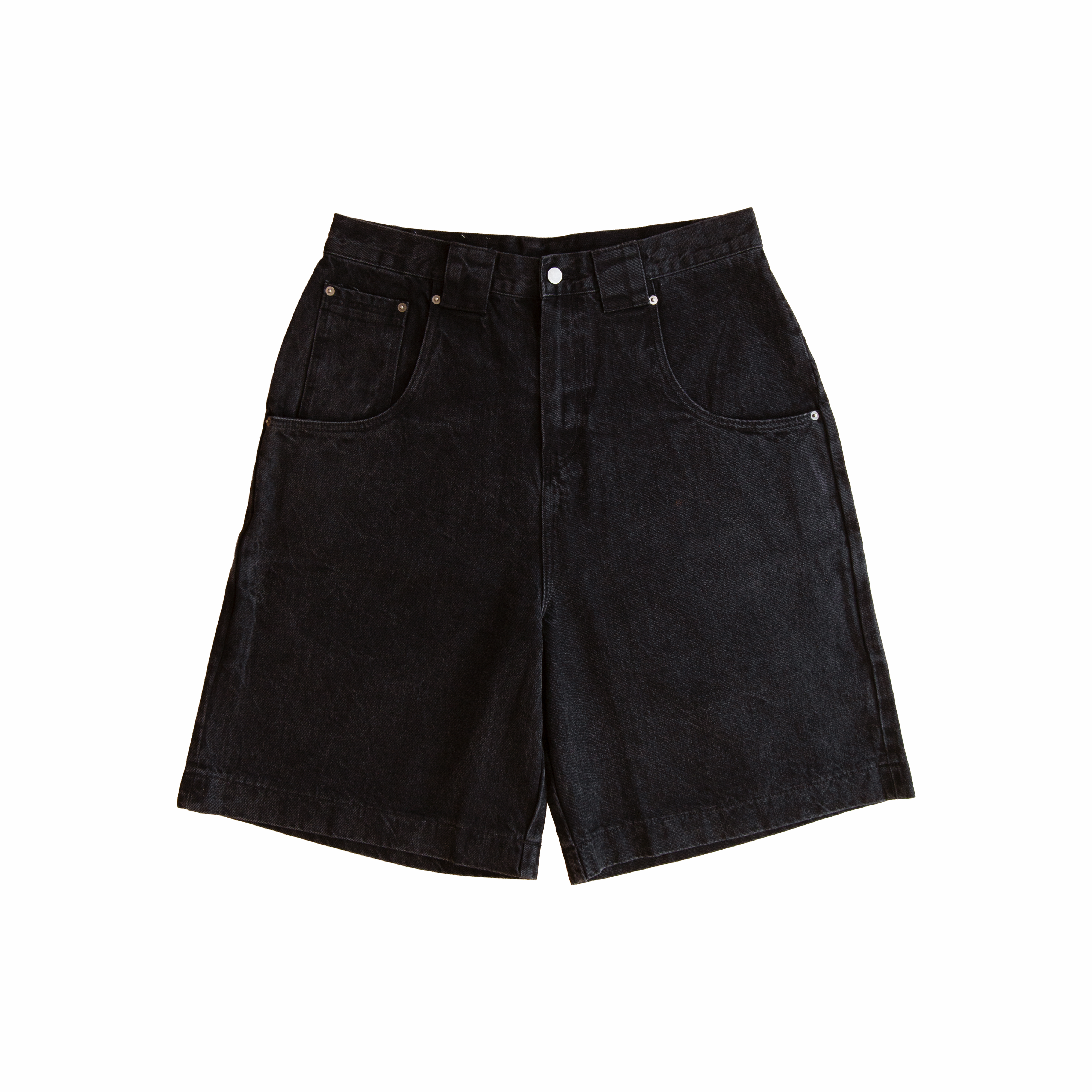 新品everyone soft denim shorts (BLACK) Big Denim Jhorts | FNK Studios – Lowheads