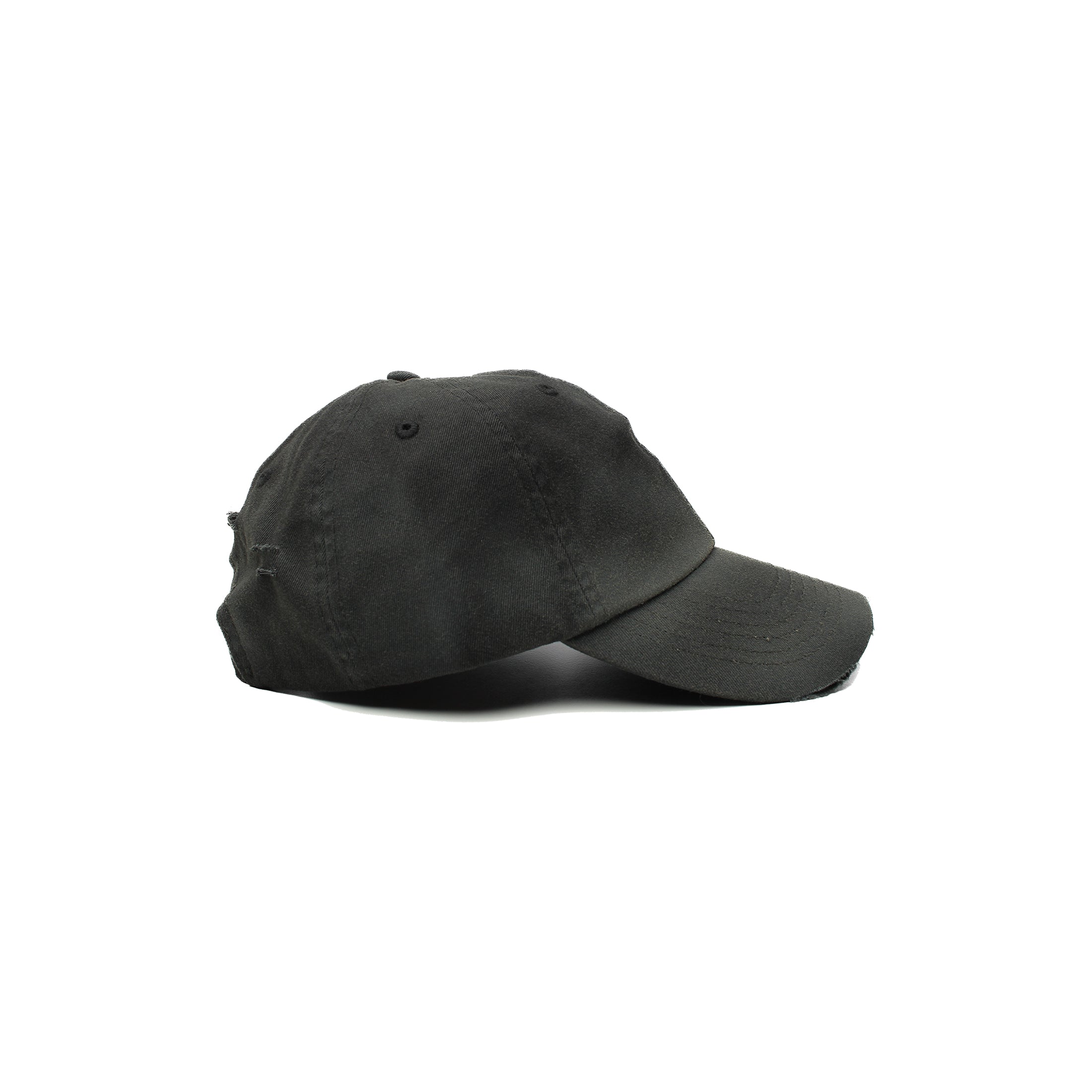 DESTROYED MUD WASH BLACK HAT