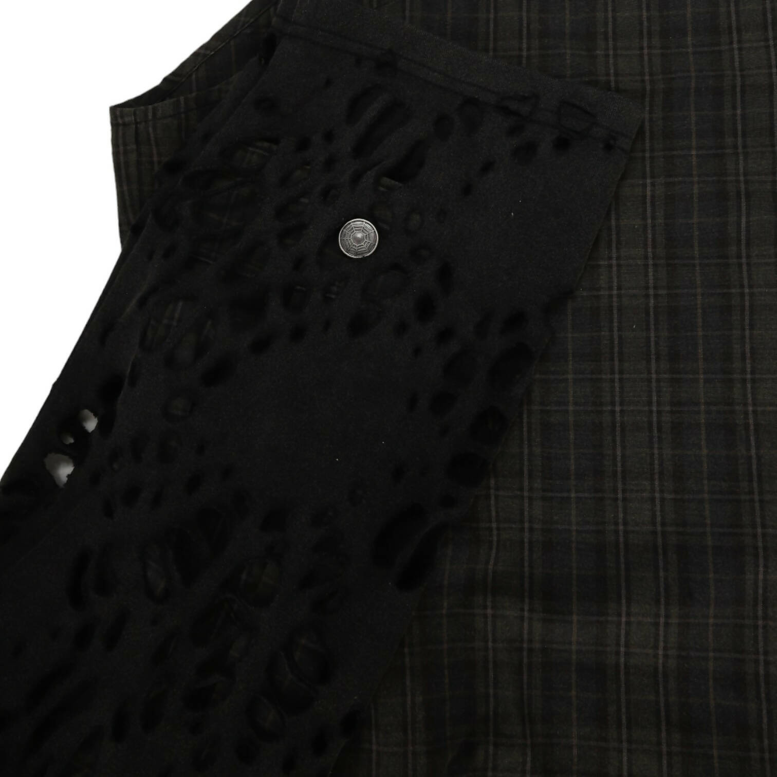 BL OVERLAPPING CROWLEY SHIRT WITH BURNEDWEB GARMENT SLEEVES