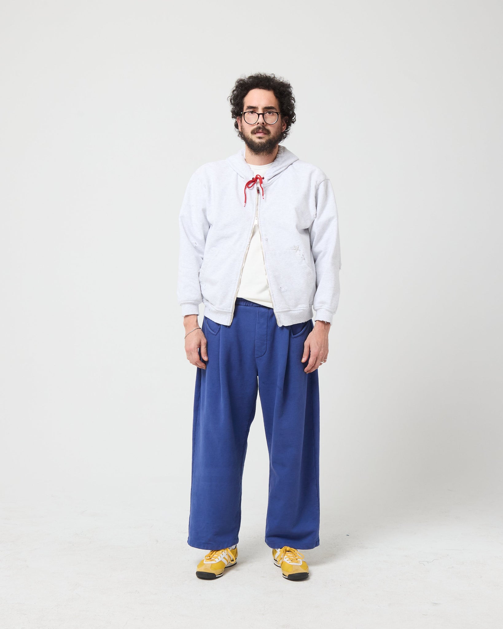 Pleated Wide star sweat