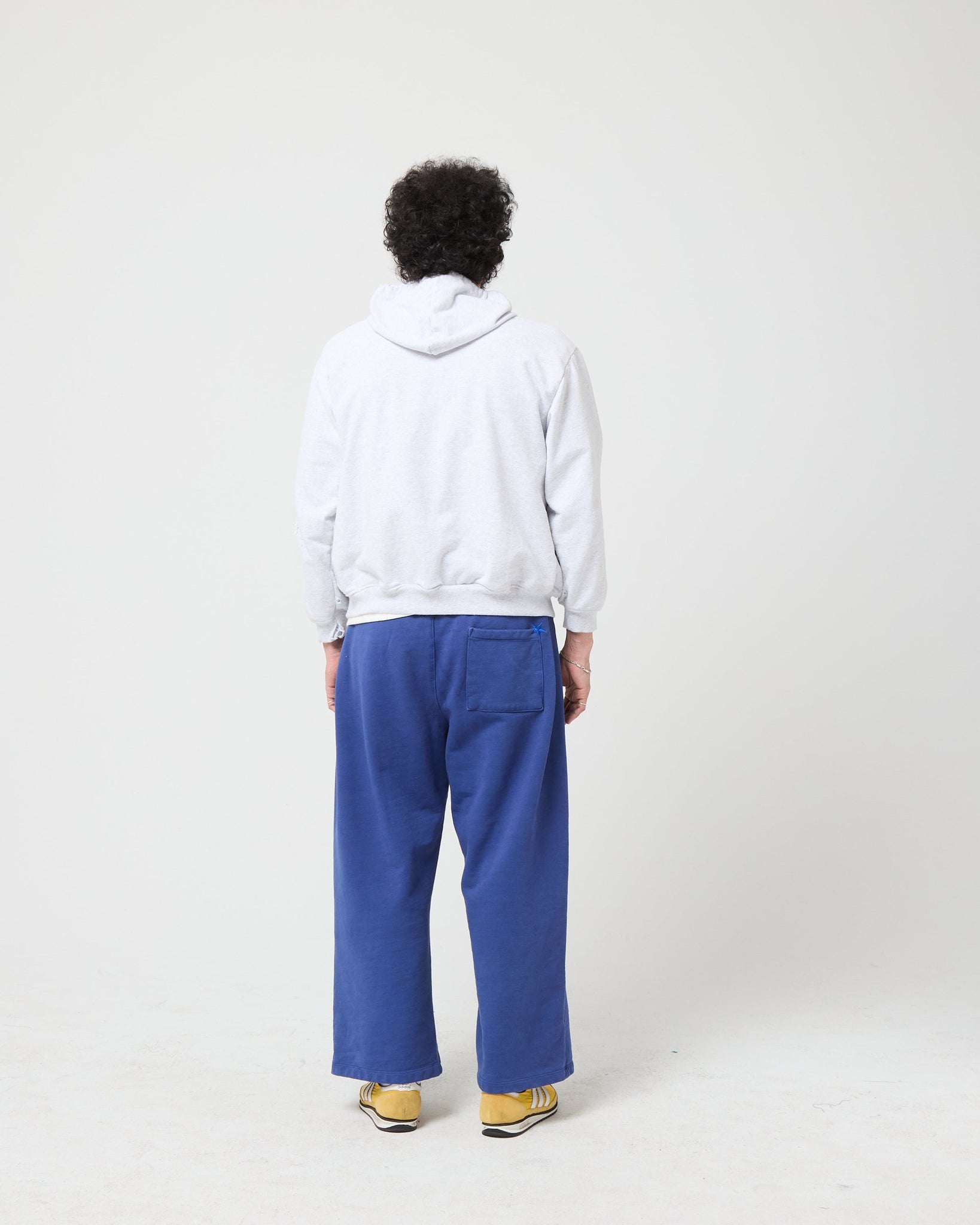 Distressed Zip Sweat