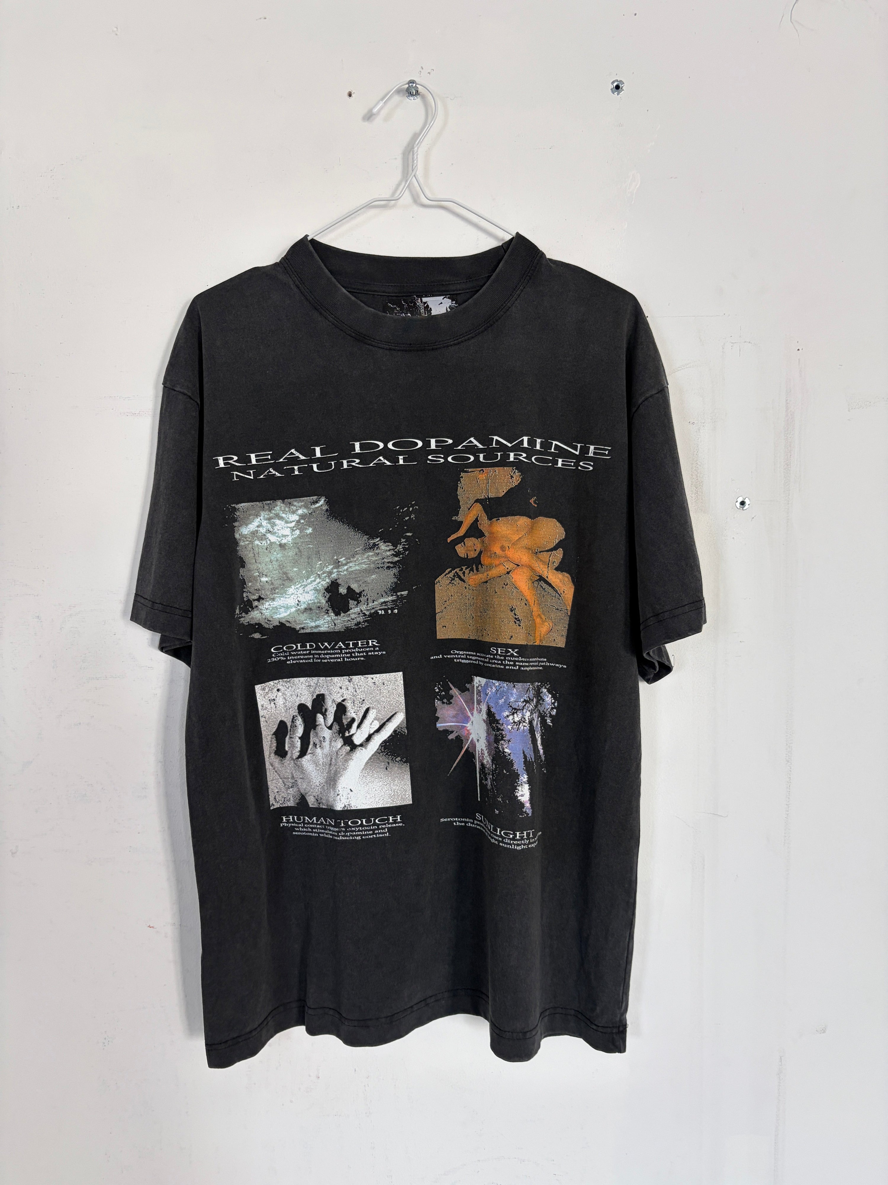 REALDOPAMINE - HEAVYWEIGHT WASHED T-SHIRT