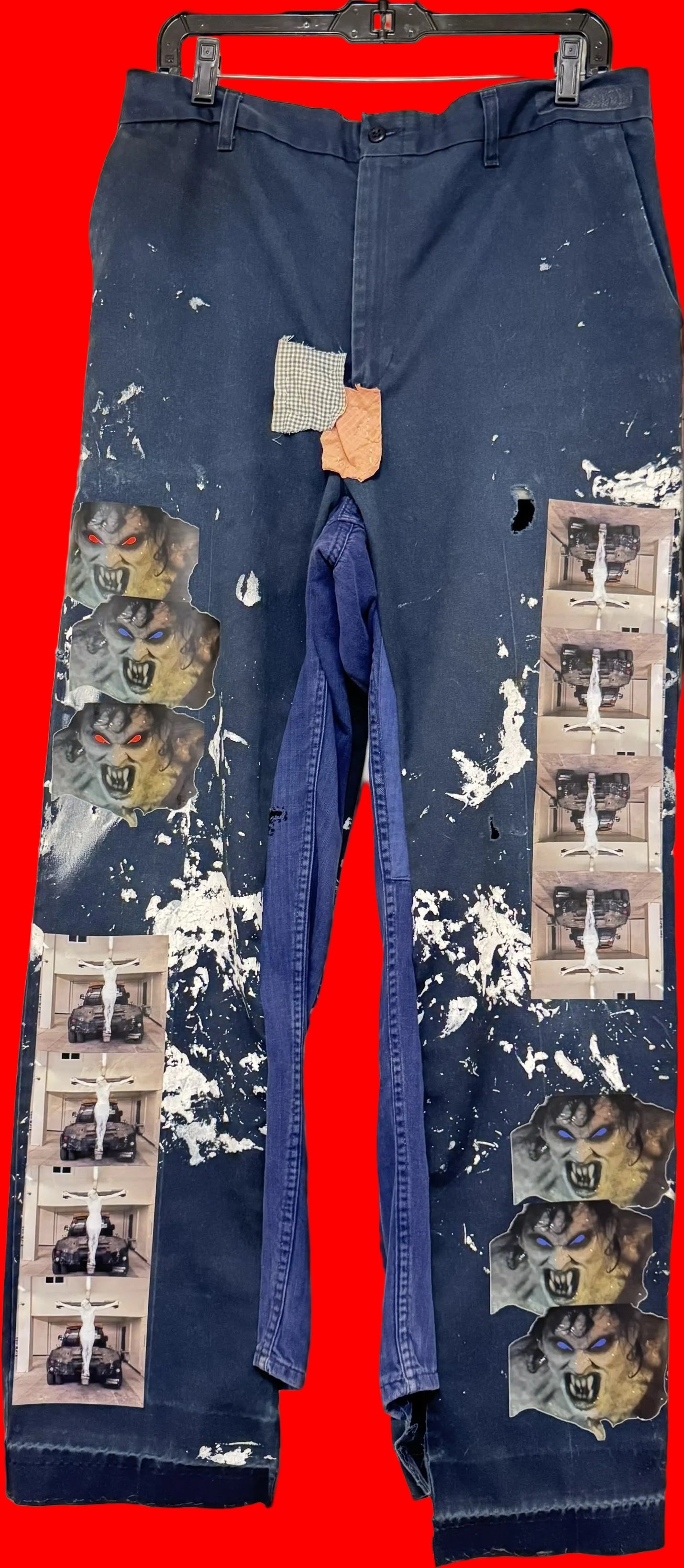 New Generation deconstructed painter pants