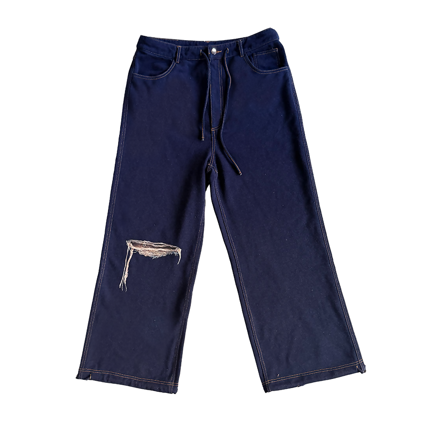 Trompe L’Oeil Denim Sweatpants