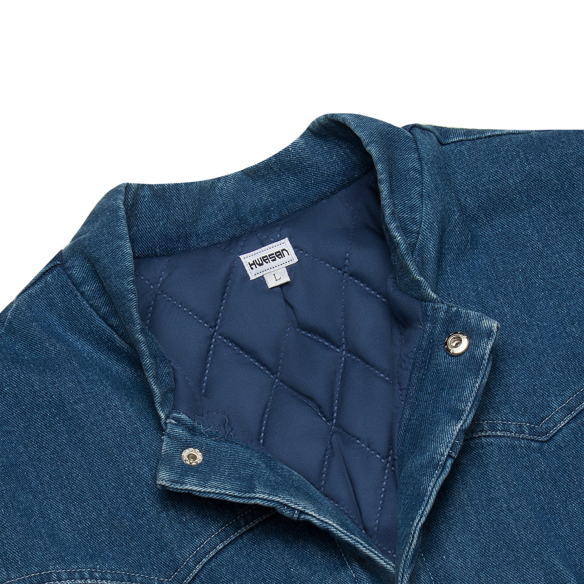 DENIM FLOWER VEST