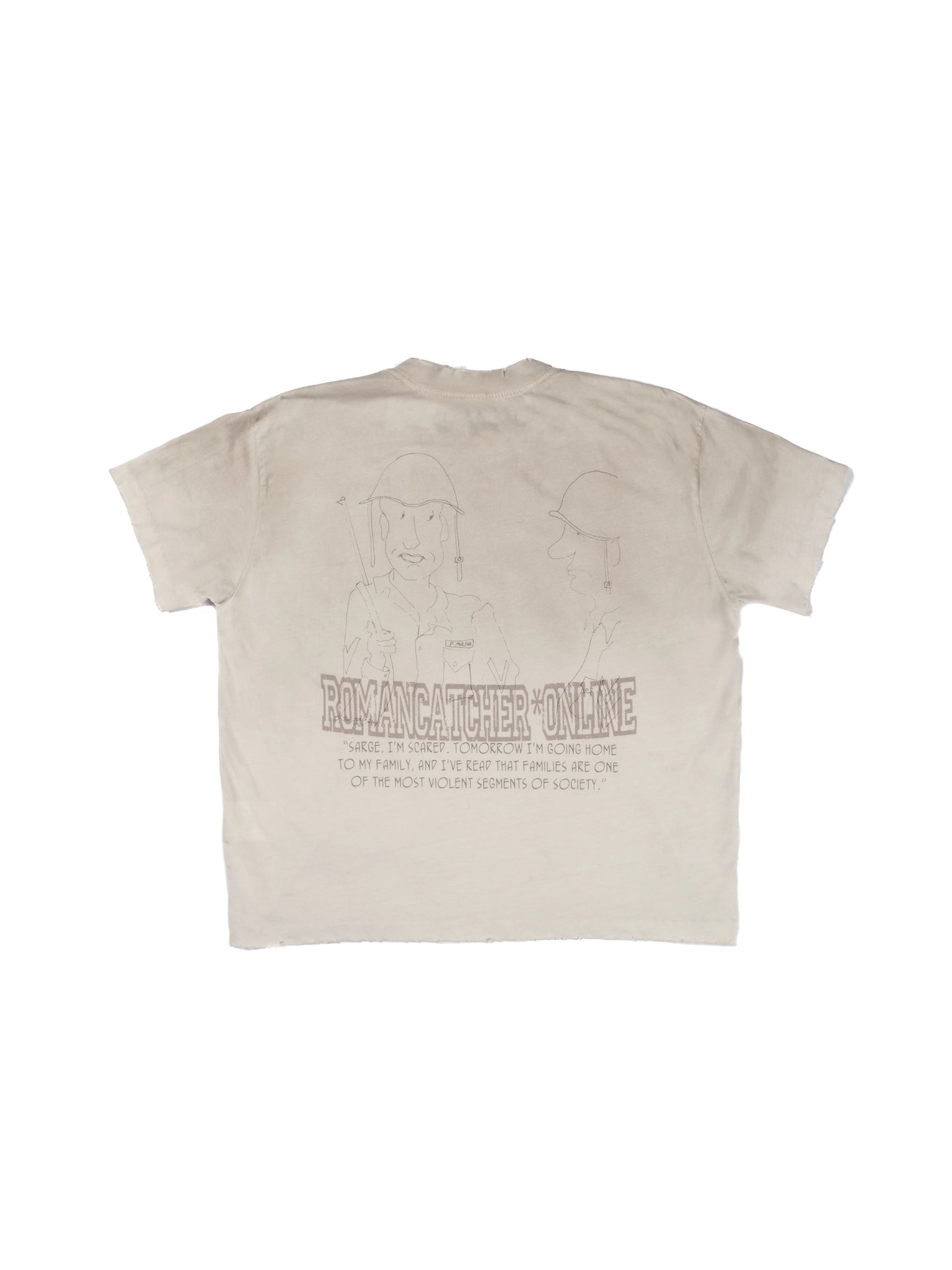 Hand drawn soldiers T shirt