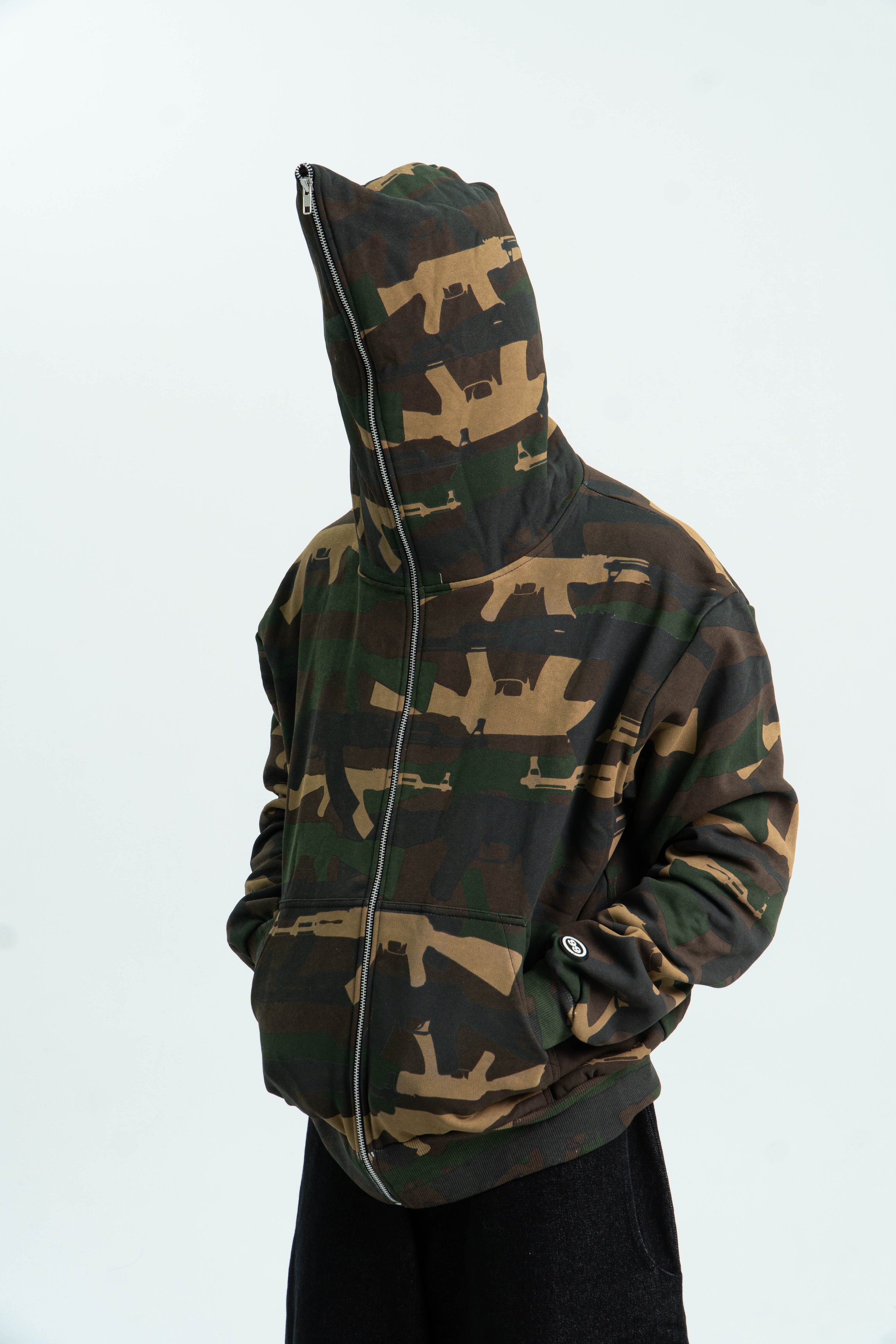 "C.A.M.O V2" FULL-ZIP UP (FOREST)
