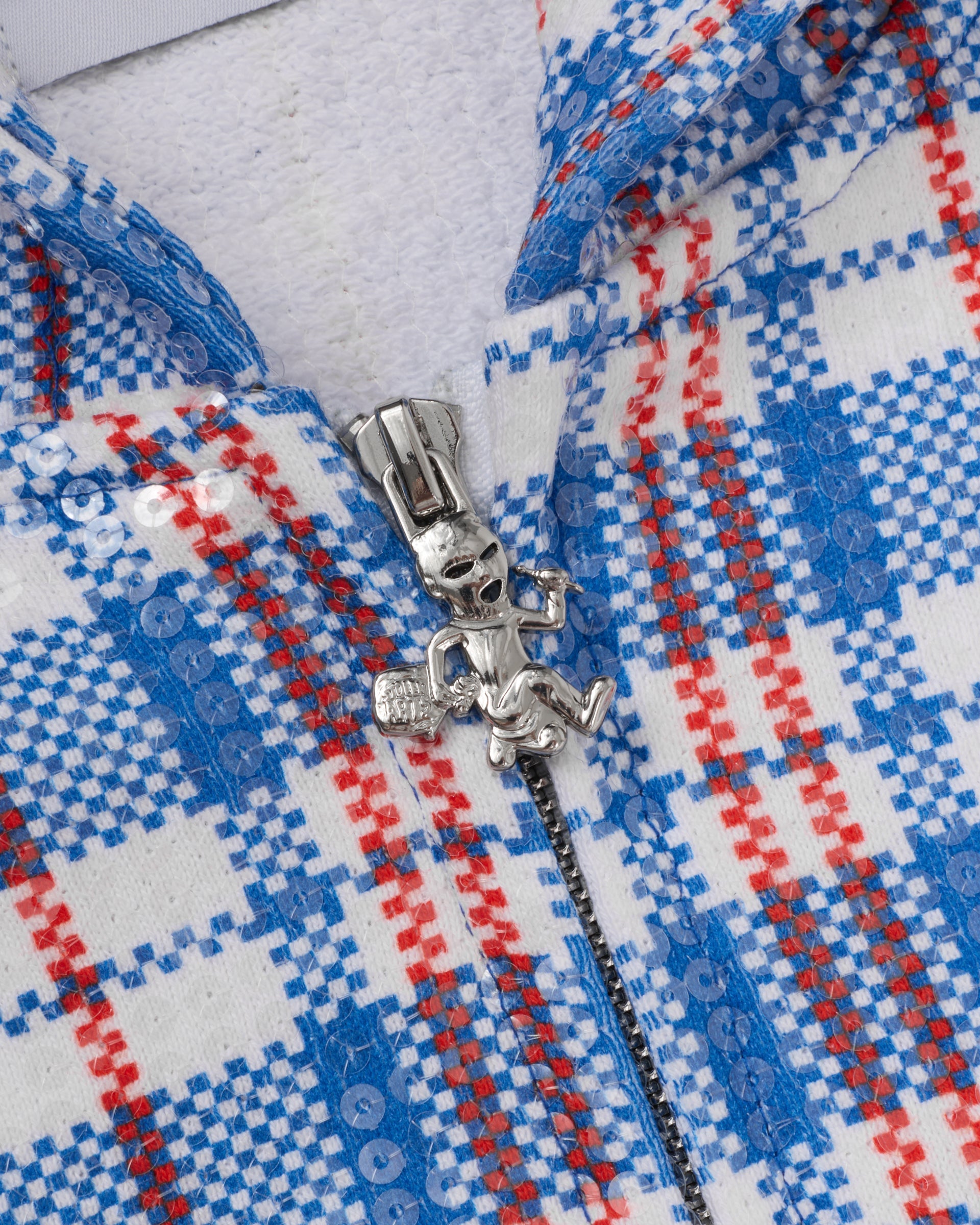 Blue Laundry Bag Sequin Hoodie