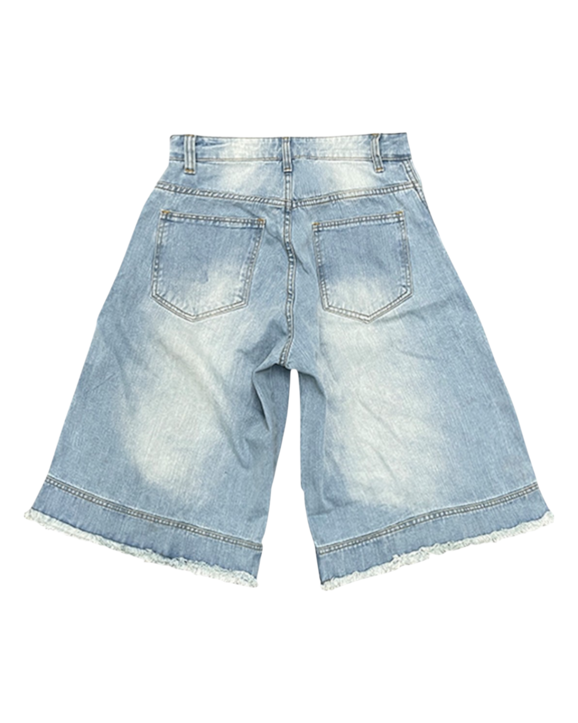 EXTENDED DENIM JORTS