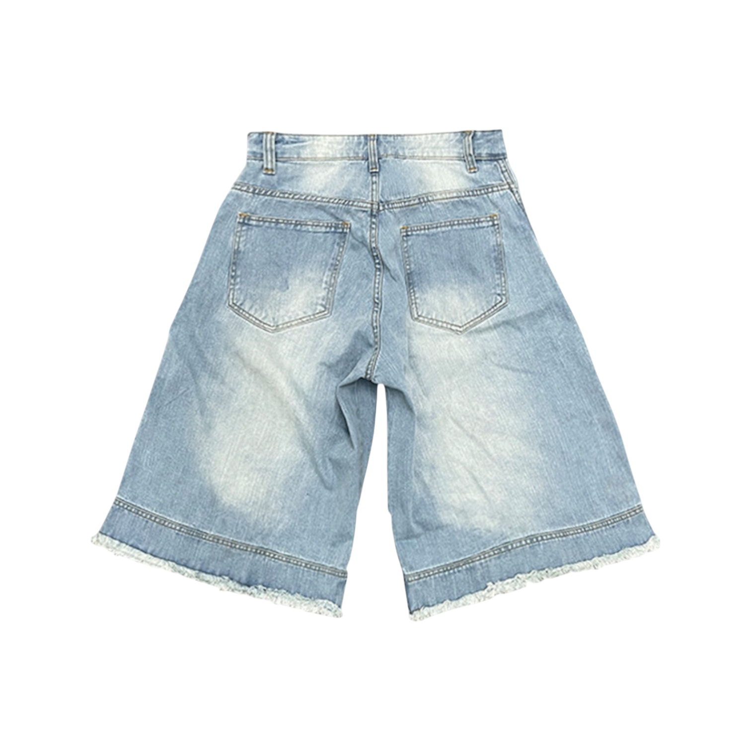 EXTENDED DENIM JORTS