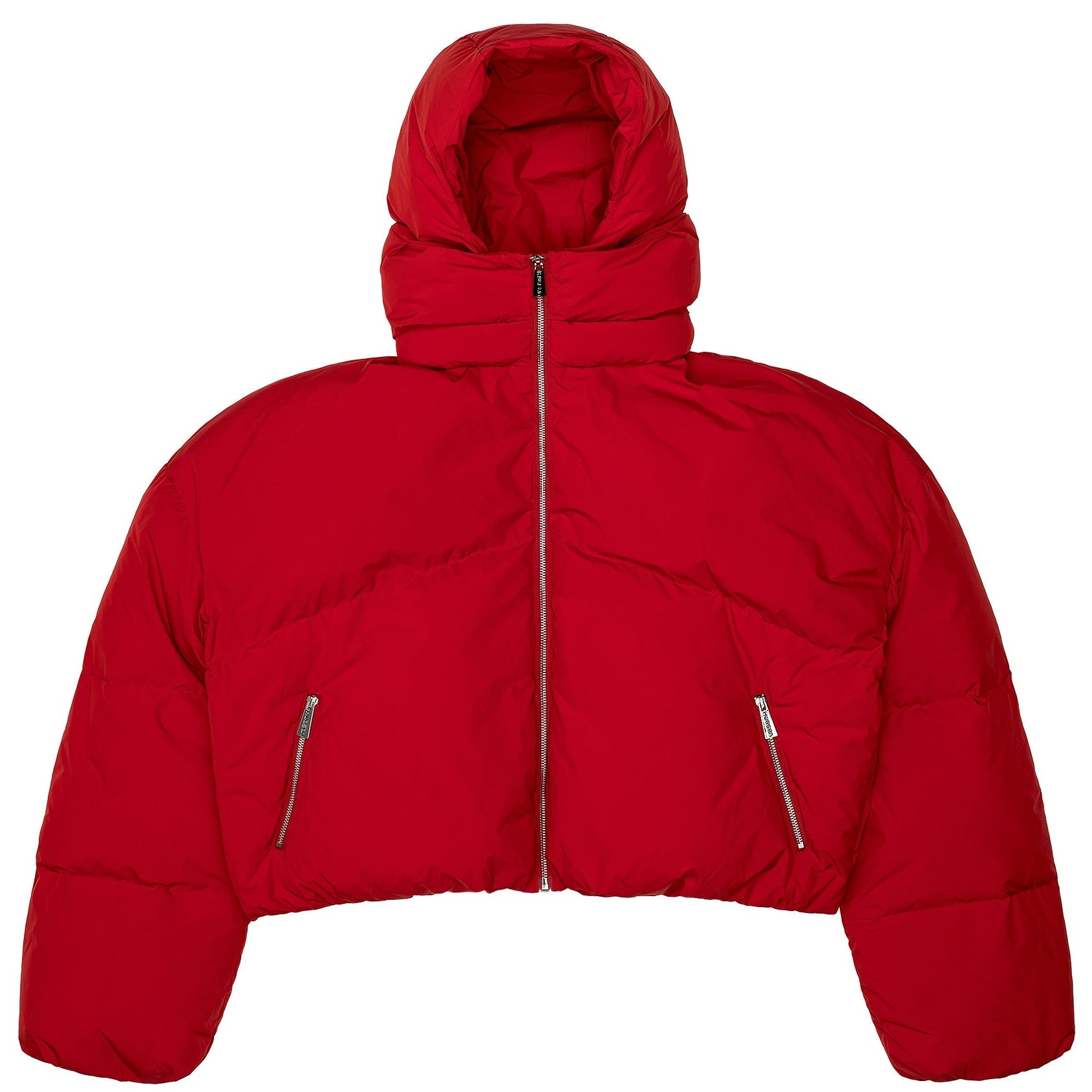 CROPPED DOUBLE NECK BUBBLE (RED)