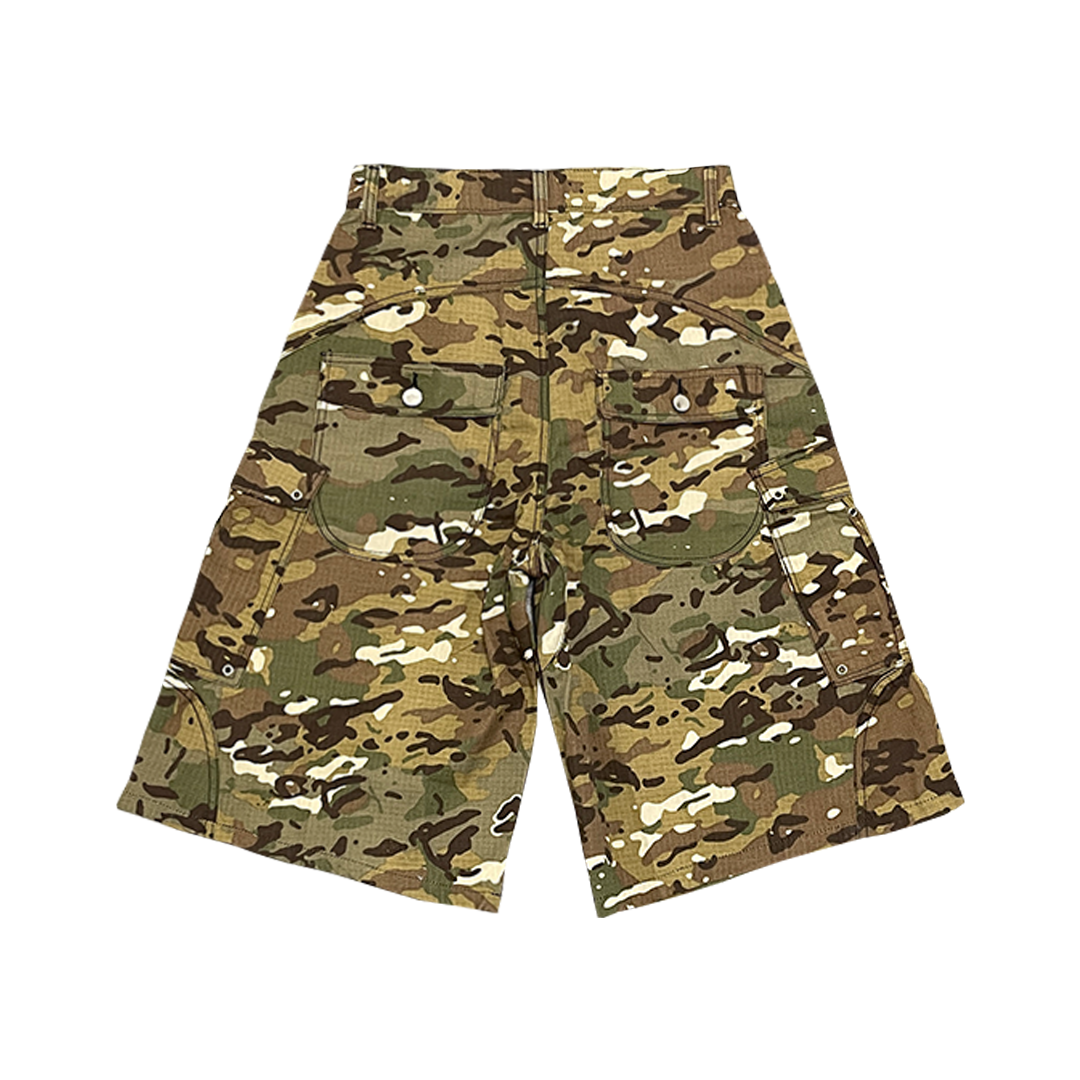 EXTENDED CAMO SHORTS