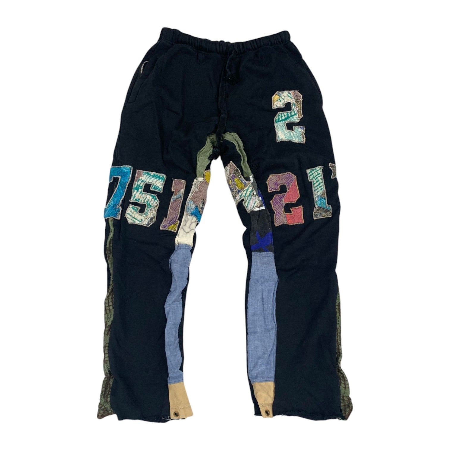 Patch Number Flare Sweats - M