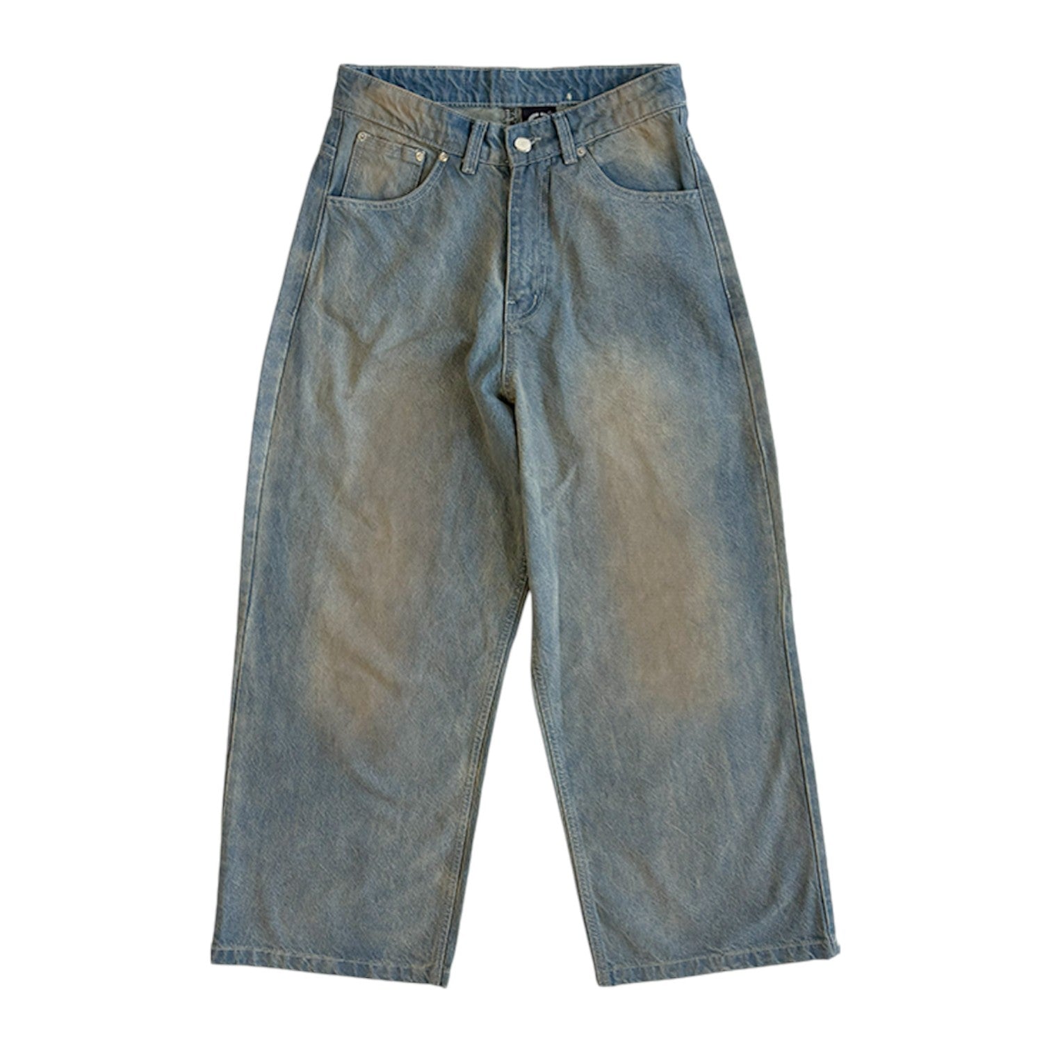 WIDE LEG DENIM, MUD WASH