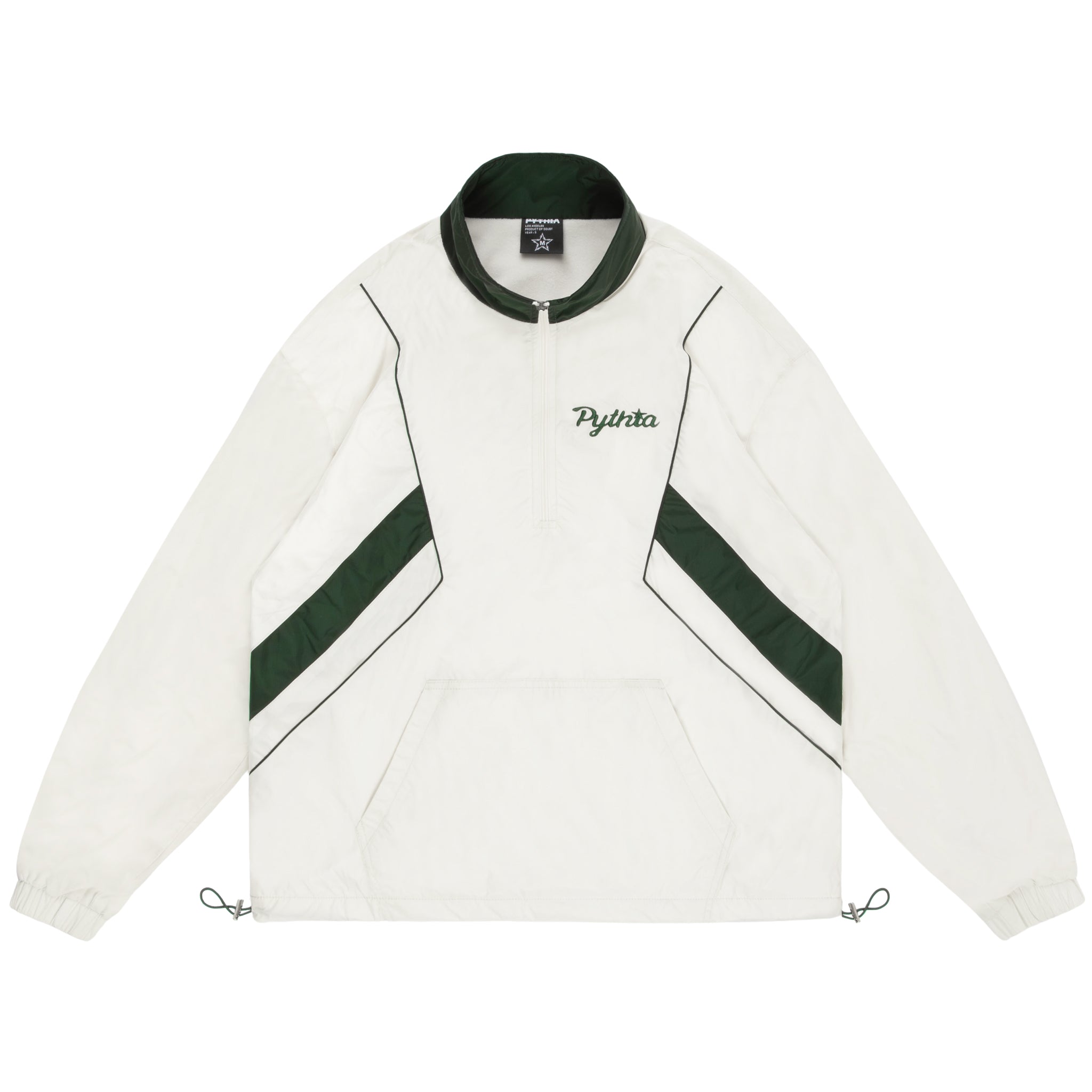 WARM UP JACKET - CREAM & IVY