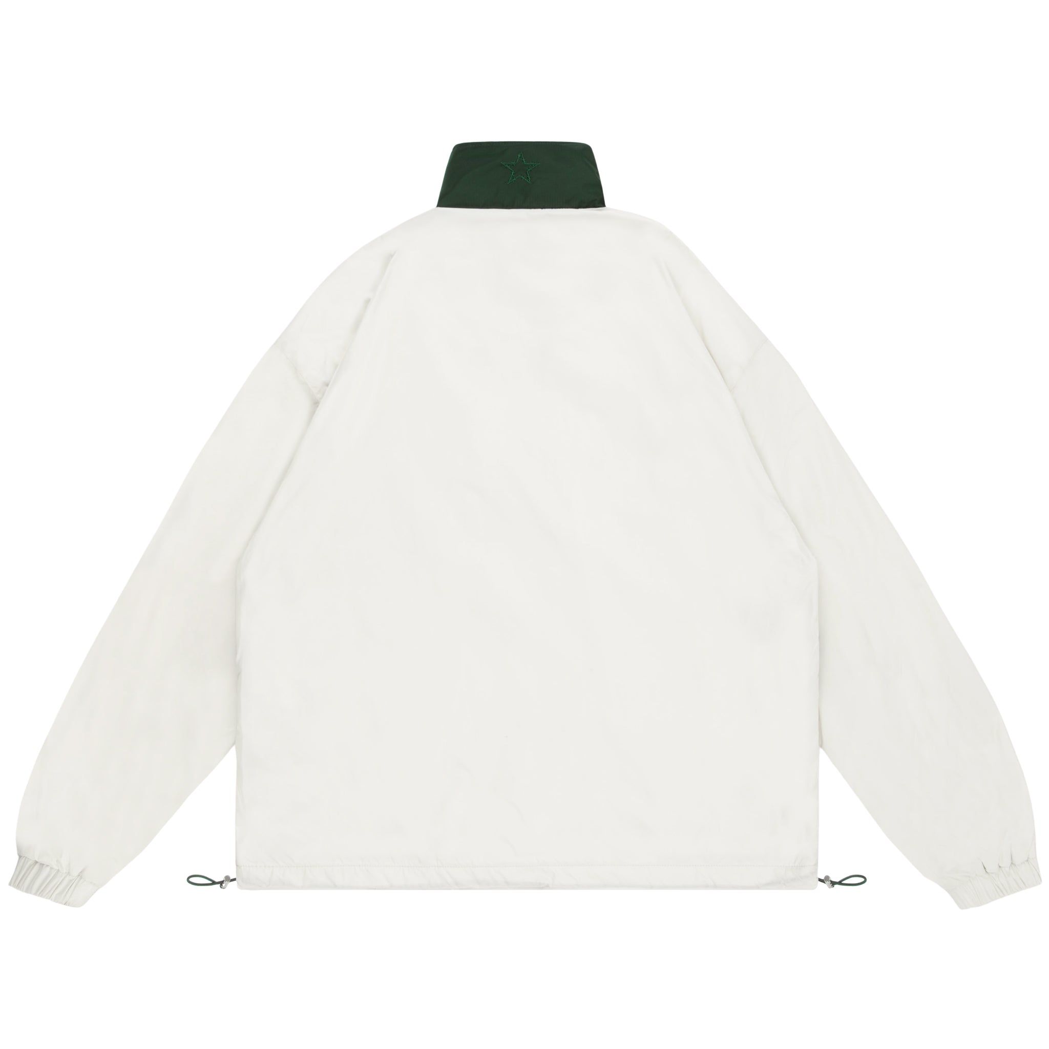 WARM UP JACKET - CREAM & IVY