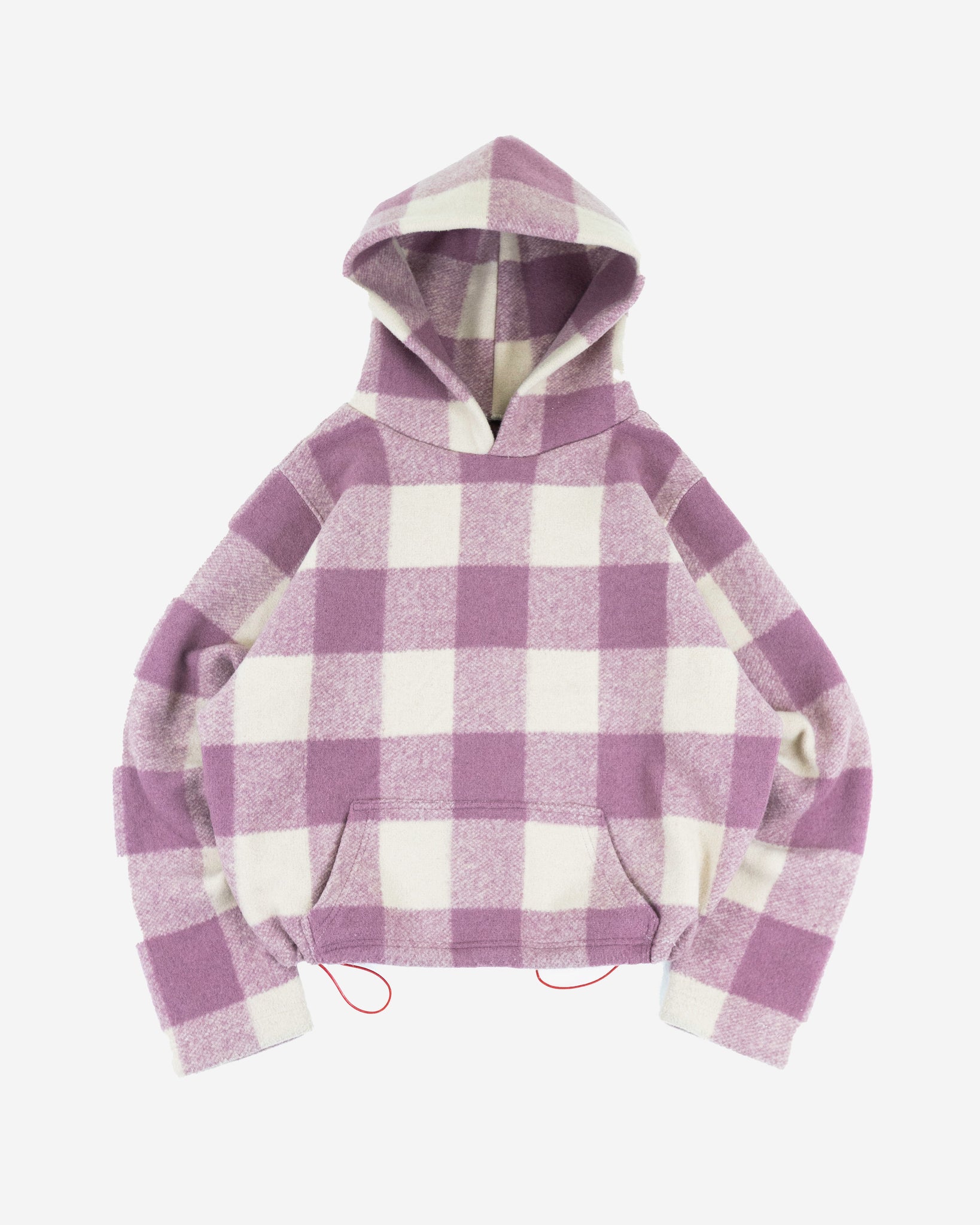 Pink Wool Hoodie