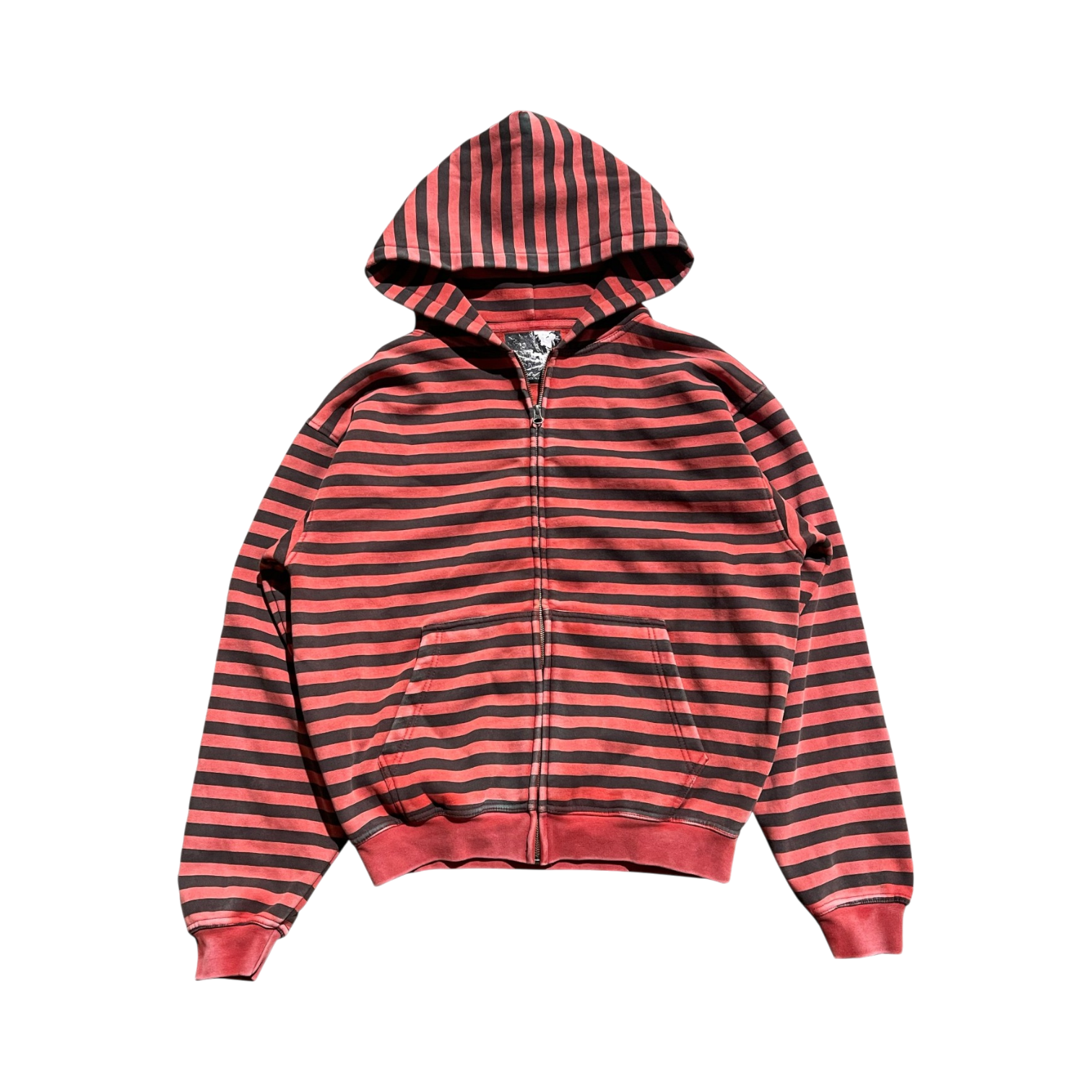FREDDY - Stone Washed Zip-Up Hoodie