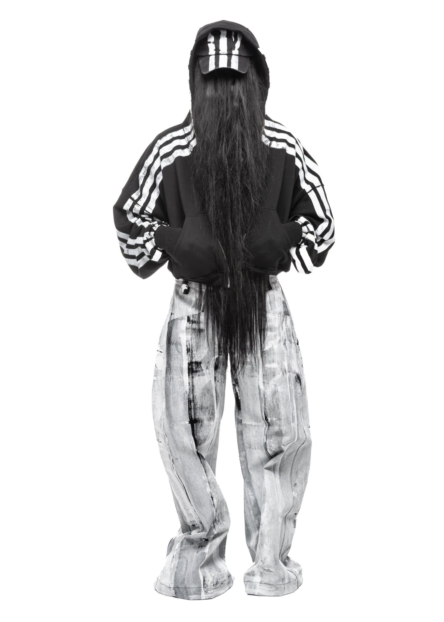 WAXED WHITE JEANS