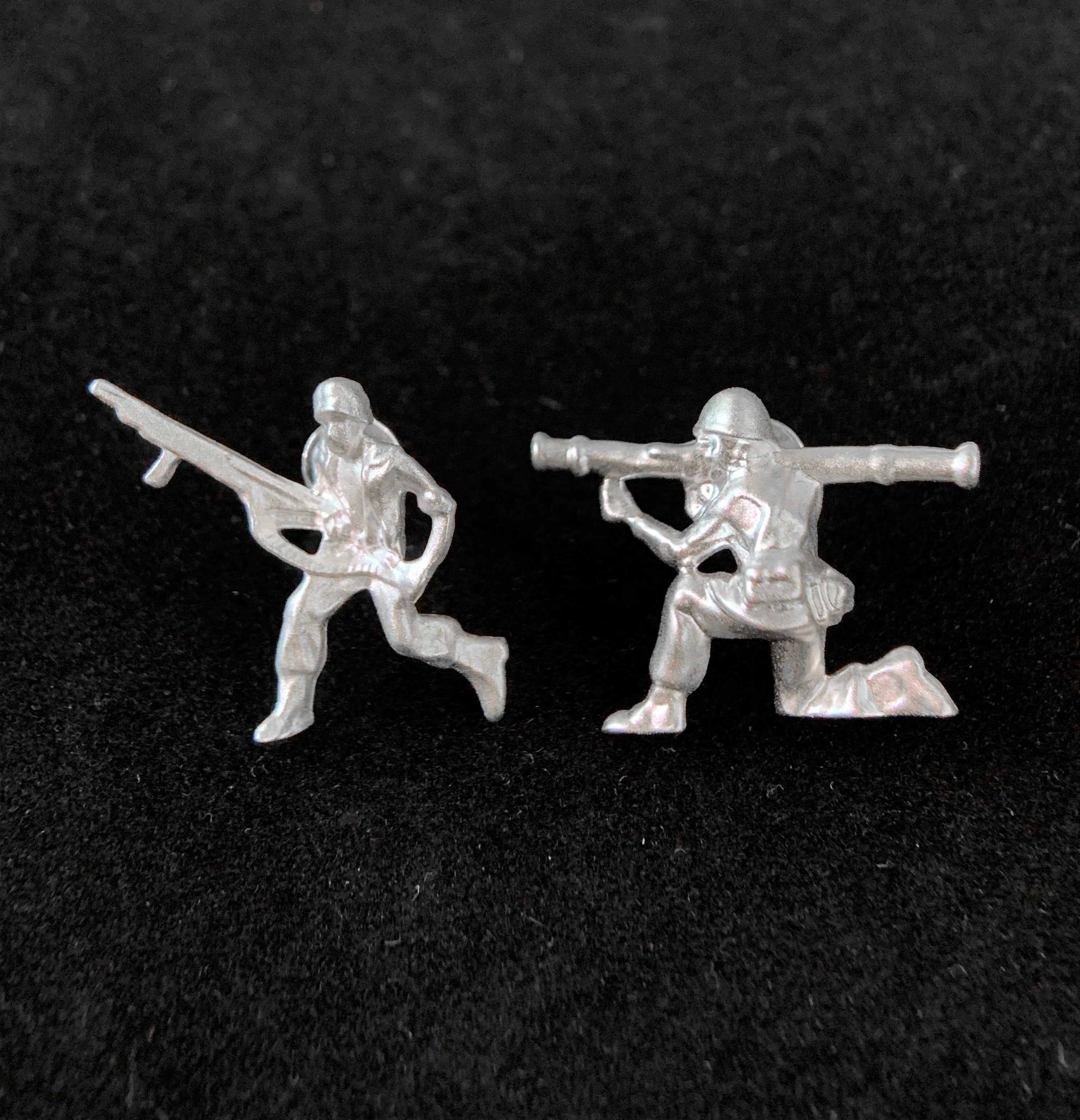925 Sliver Soldier earrings