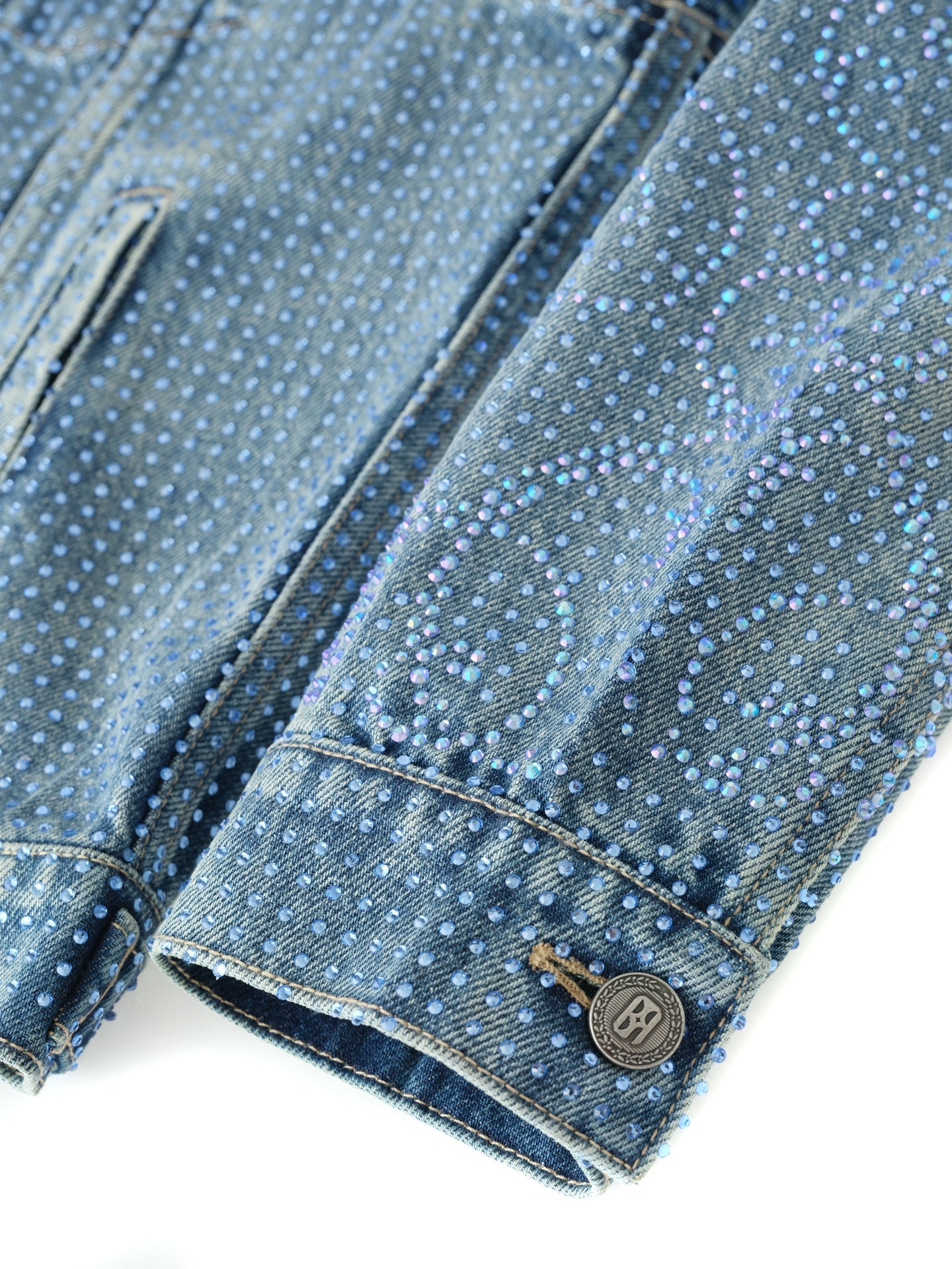 20k Diamond Vine Denim Jacket in BLU