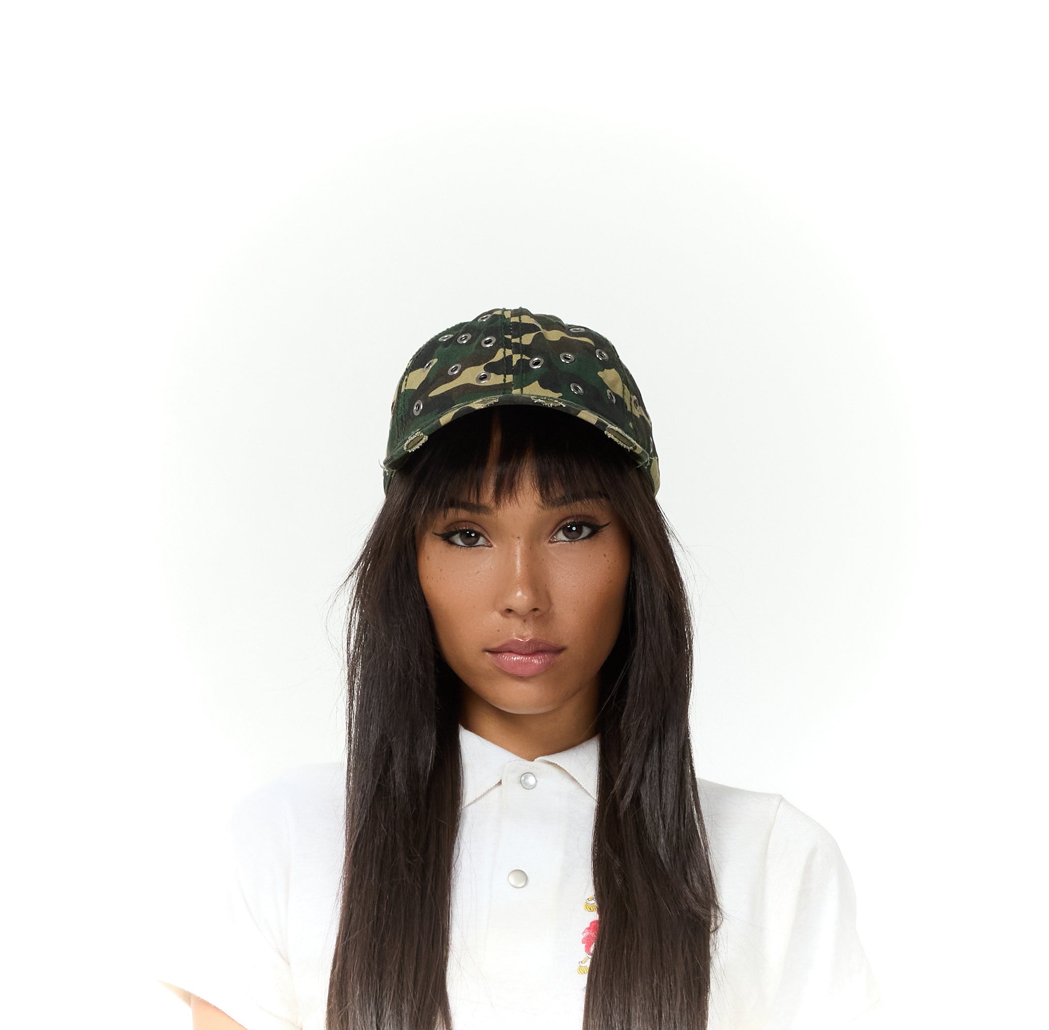 METAL STABBED THRASHED CAP