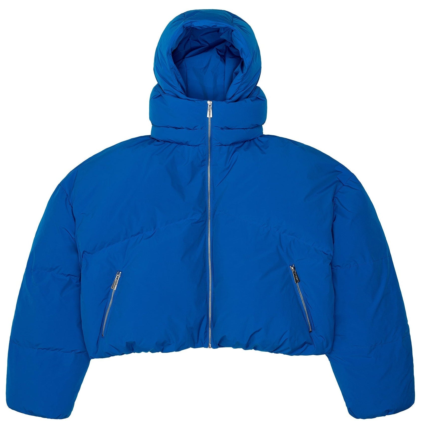 CROPPED DOUBLE NECK BUBBLE (BLUE)