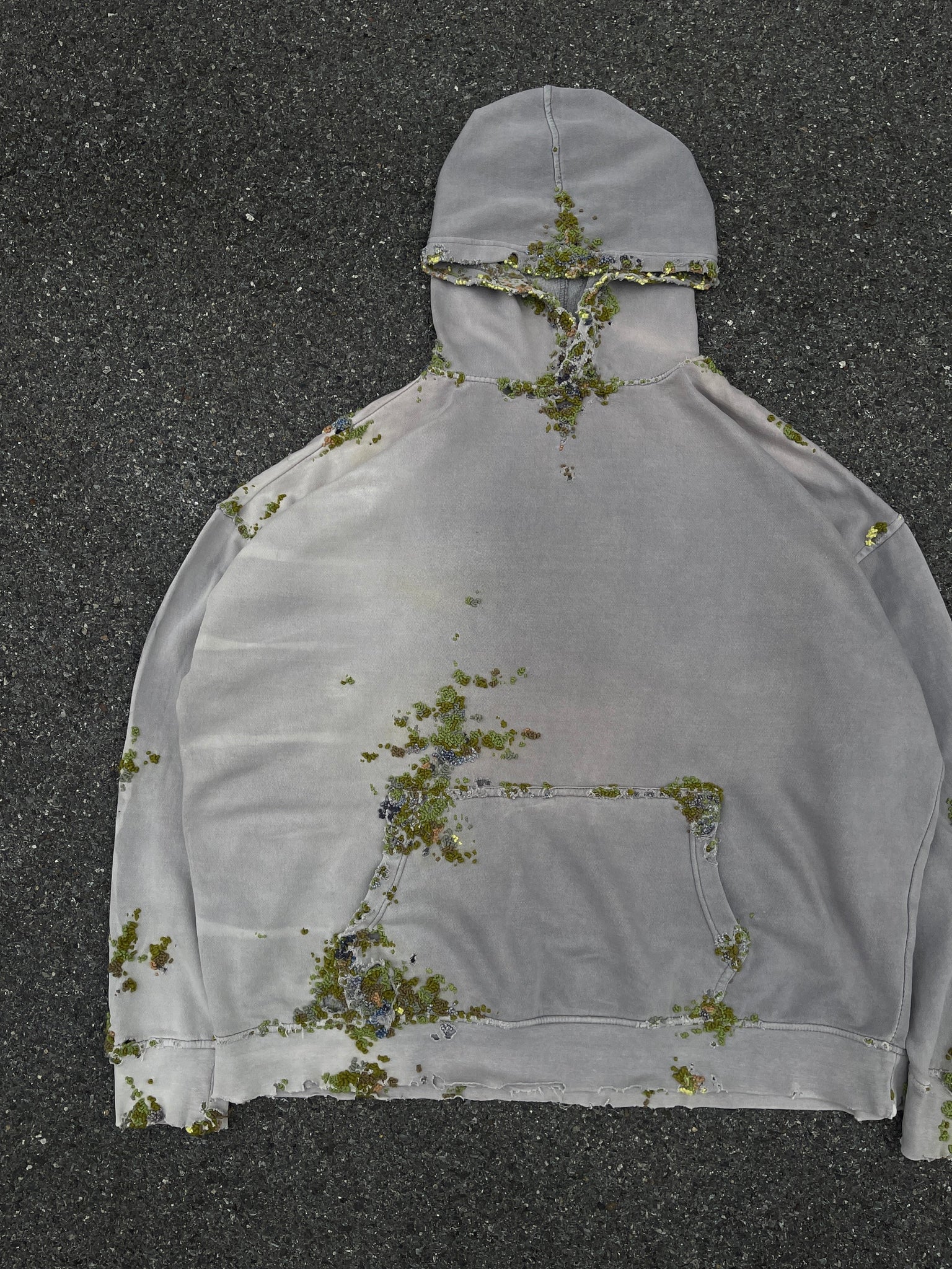 " Embroidered Dot Hoodie