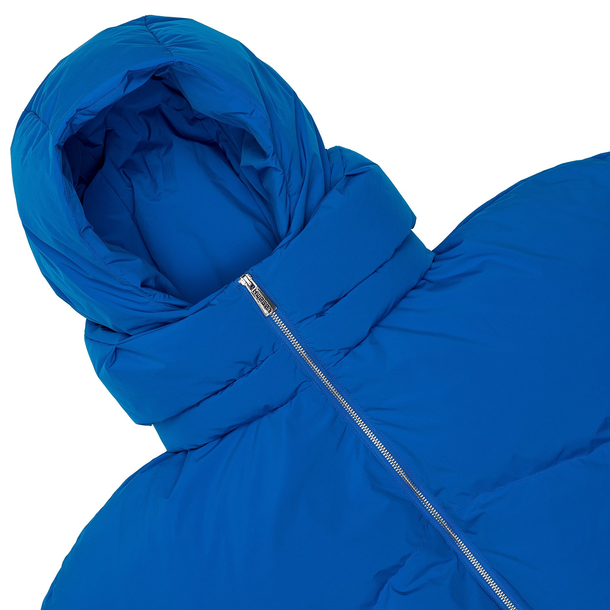 CROPPED DOUBLE NECK BUBBLE (BLUE)