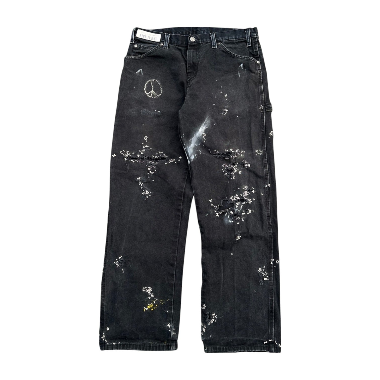 """Embroidered' Dot work pants