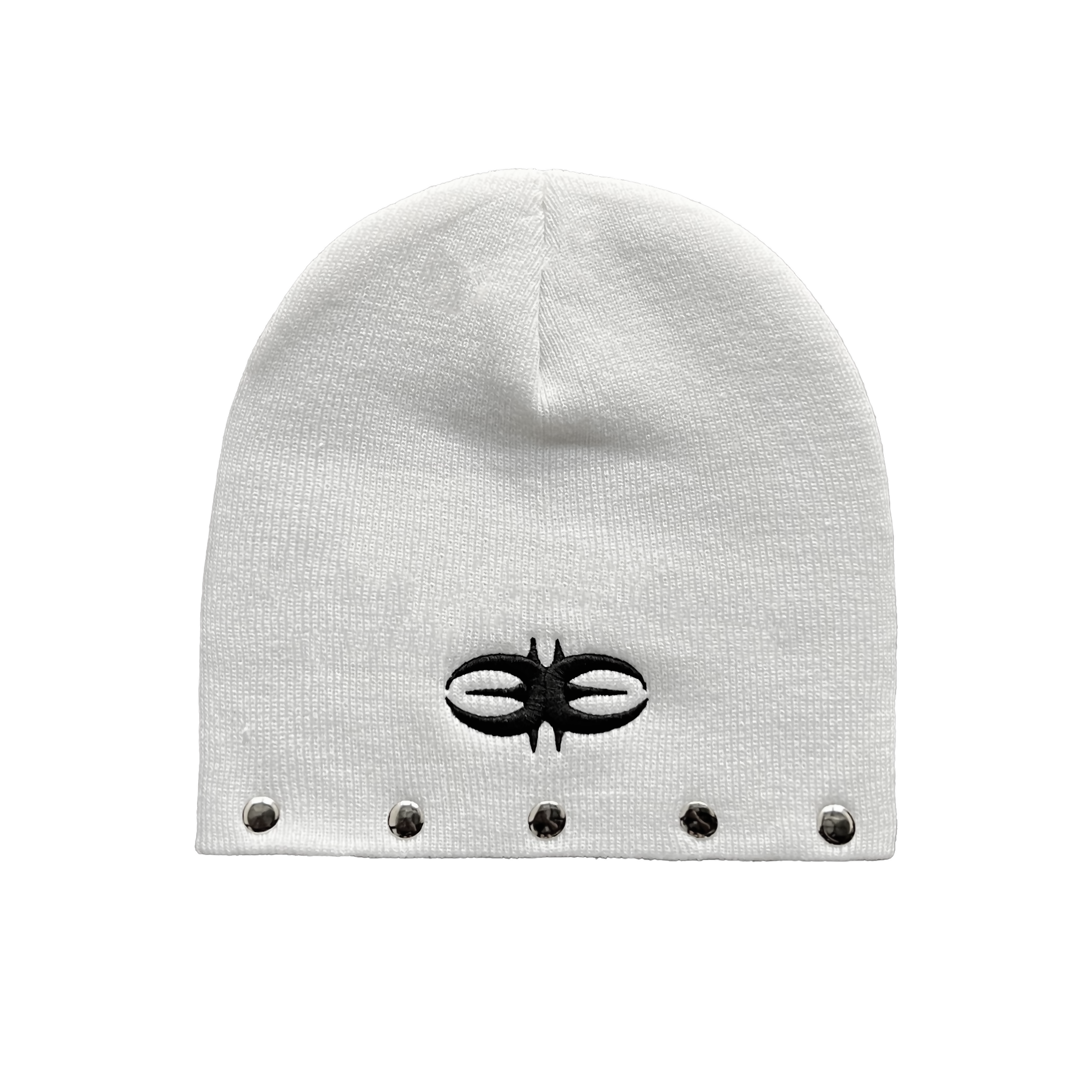 white beanie front