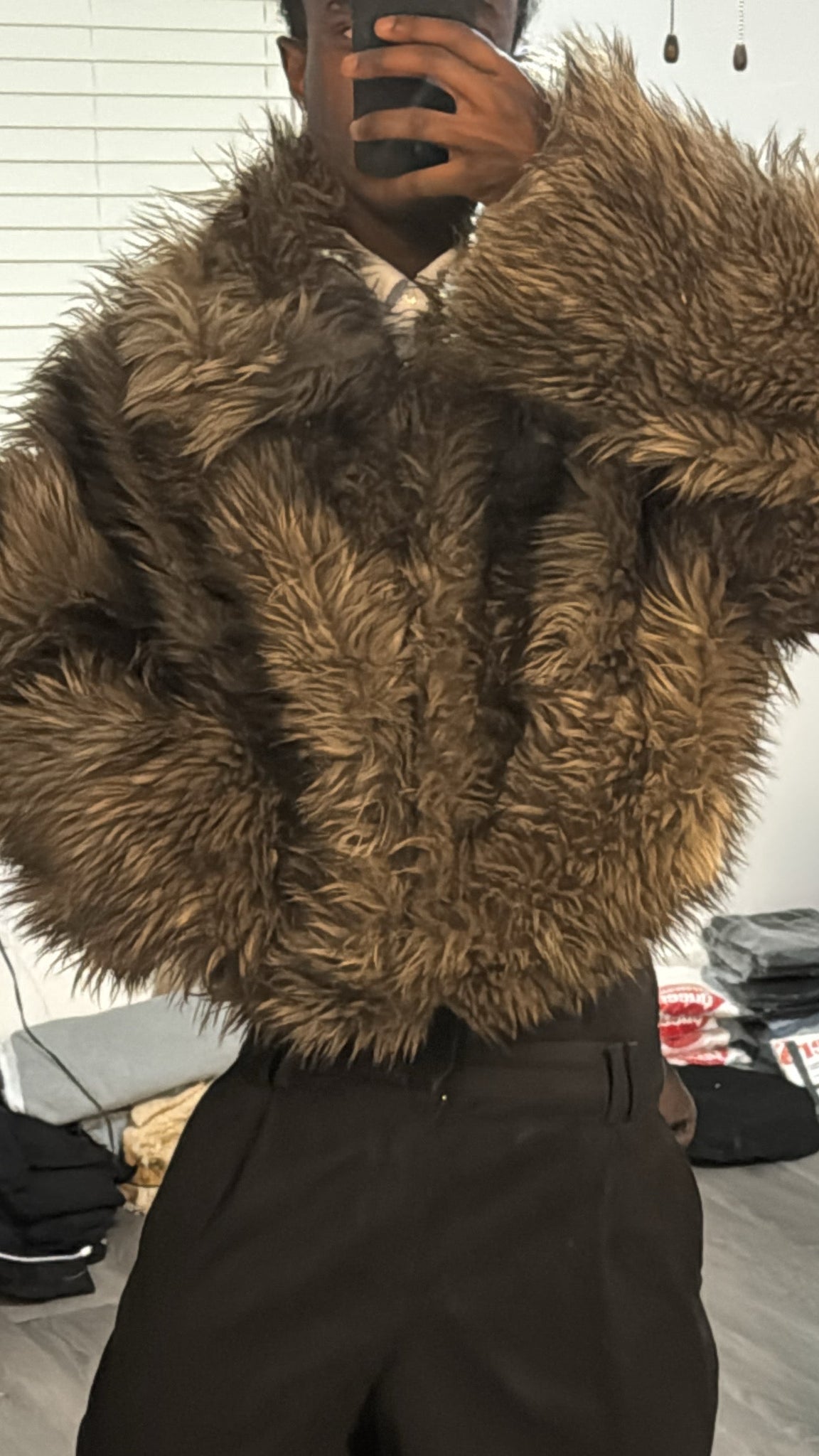 Fur Jacket w/ Collar