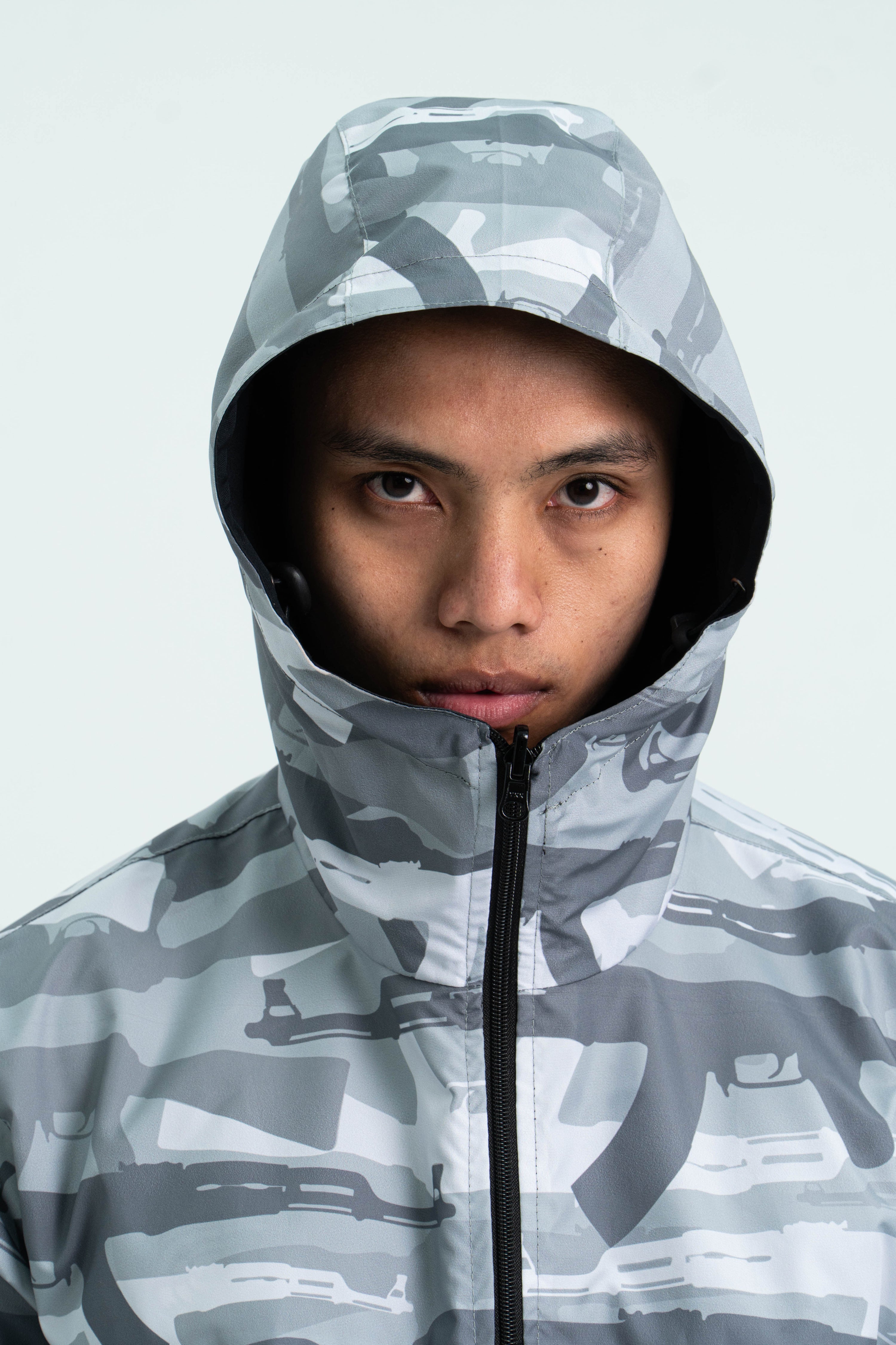 "C.A.M.O V2" REVERSIBLE JACKET (SNOW)