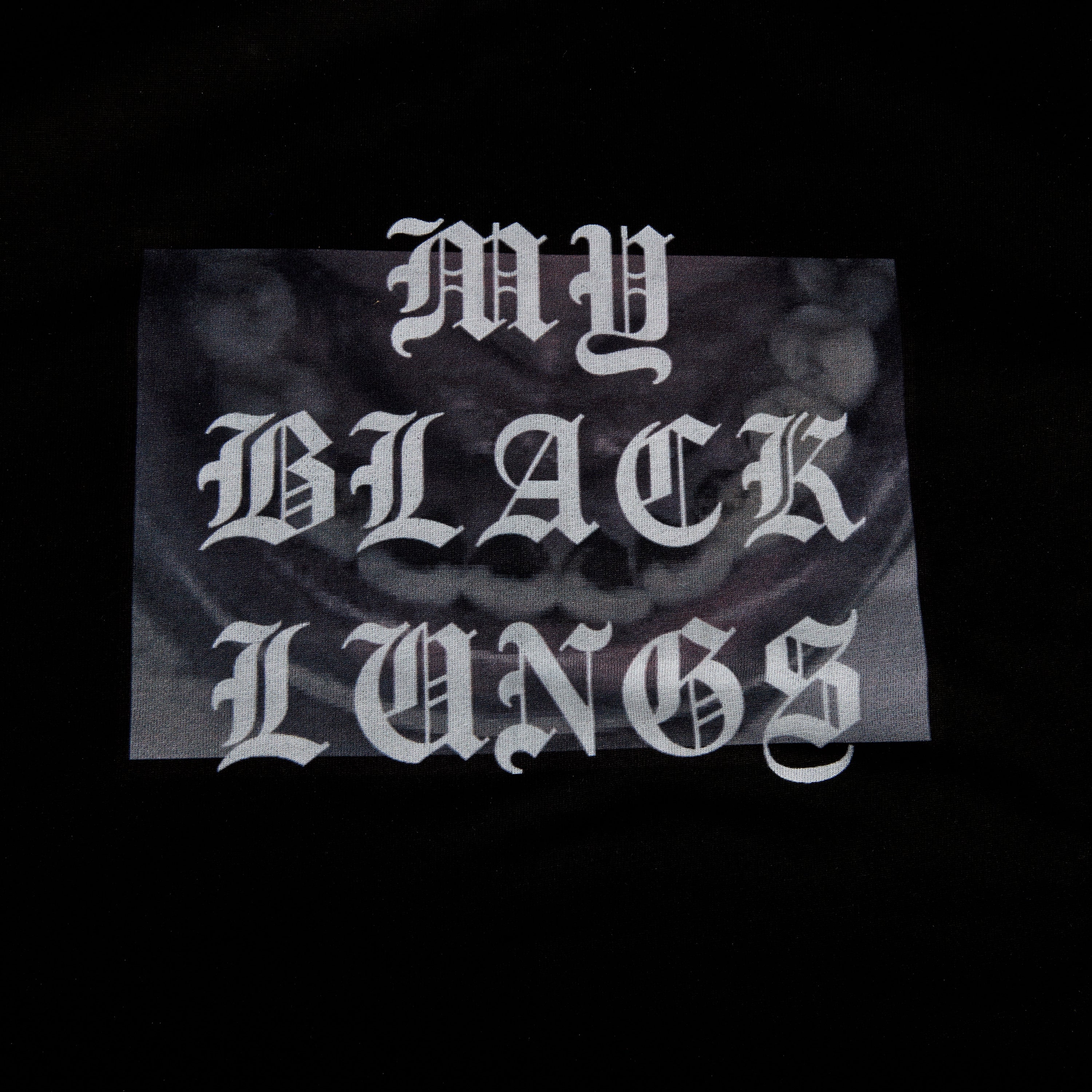 BL MYBLACKLUNGS LONGSLEEVE WITH AIRBRUSHED FUR SLEEVES