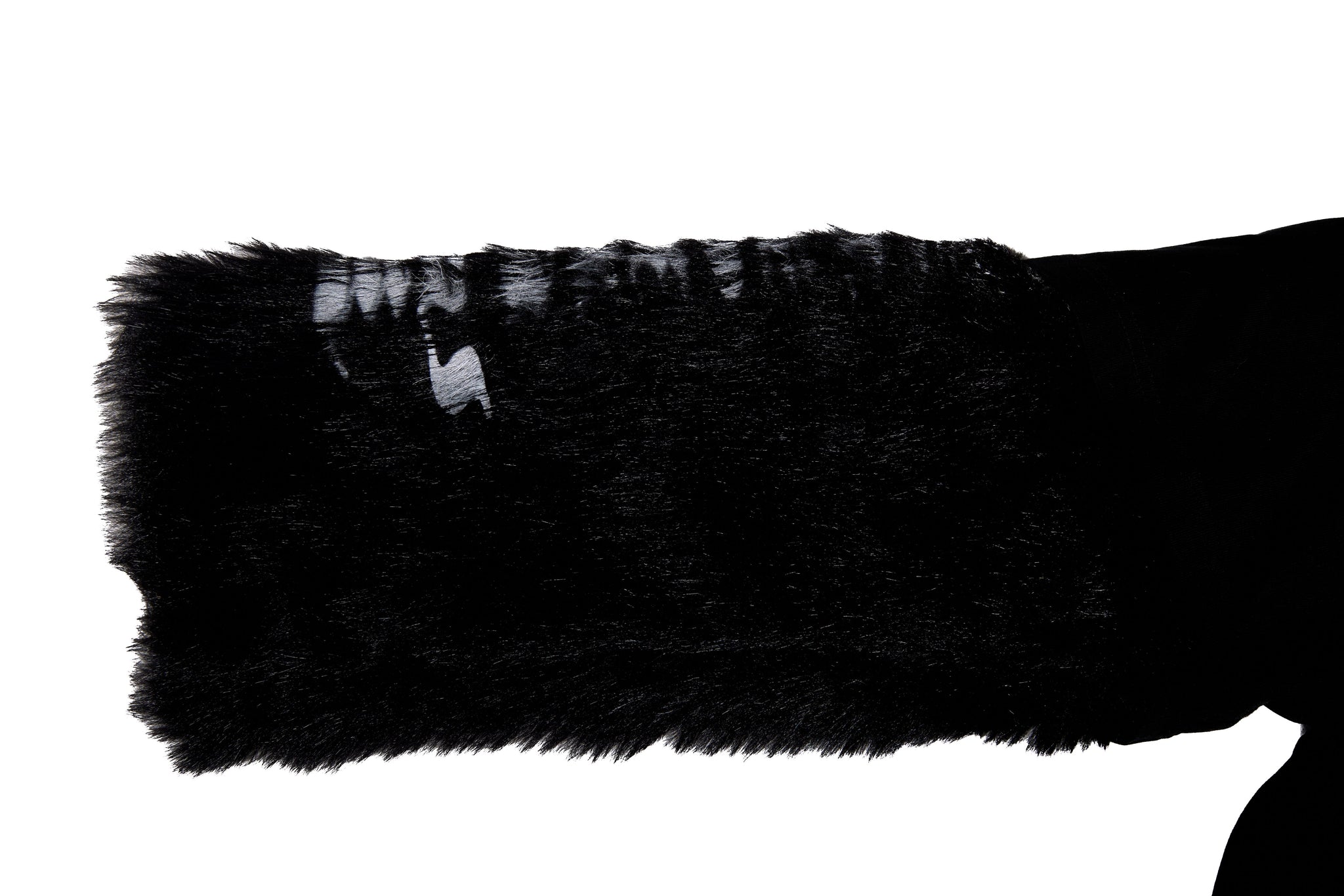 BL MYBLACKLUNGS LONGSLEEVE WITH AIRBRUSHED FUR SLEEVES