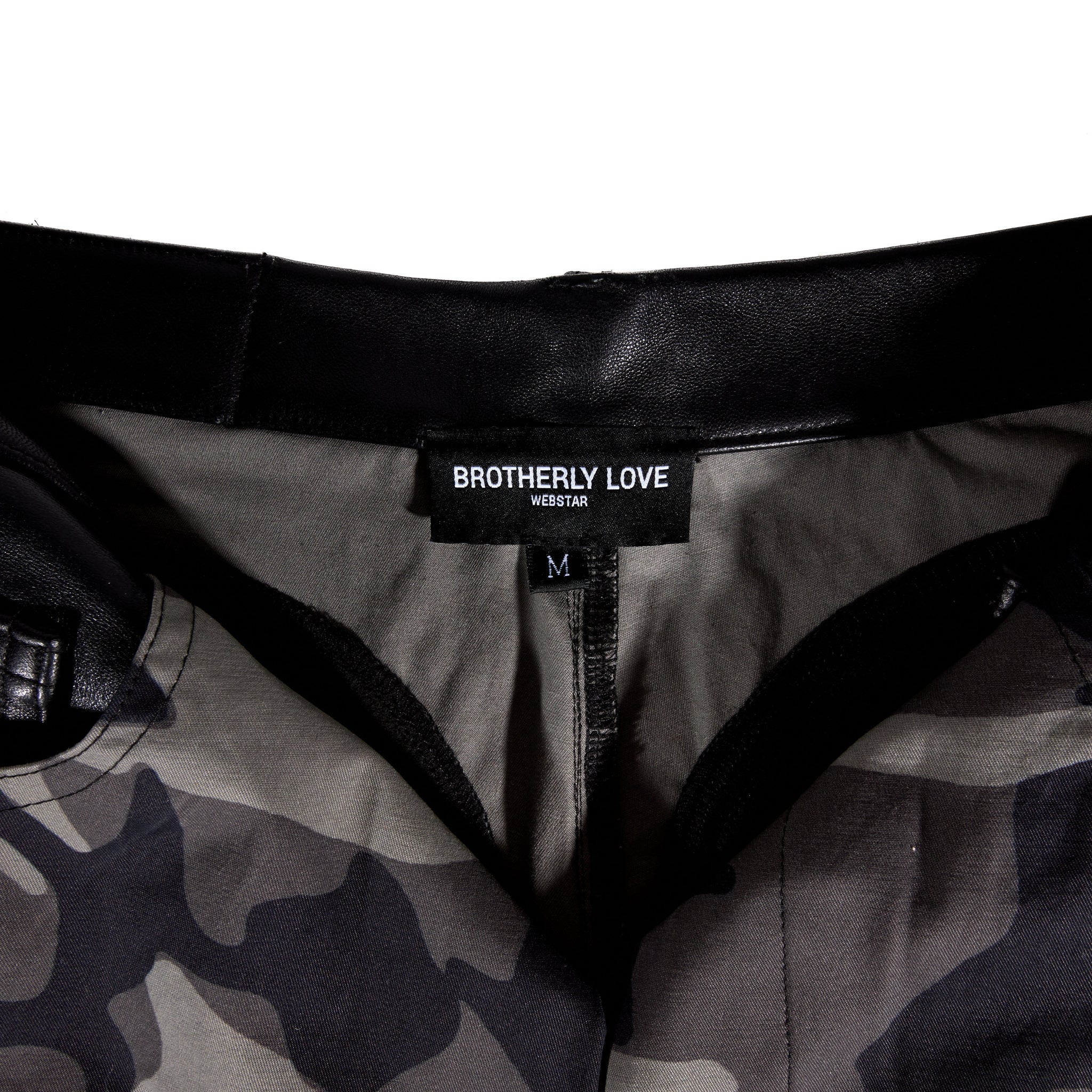 BL MUDCAMO FLARED LEATHER PANT