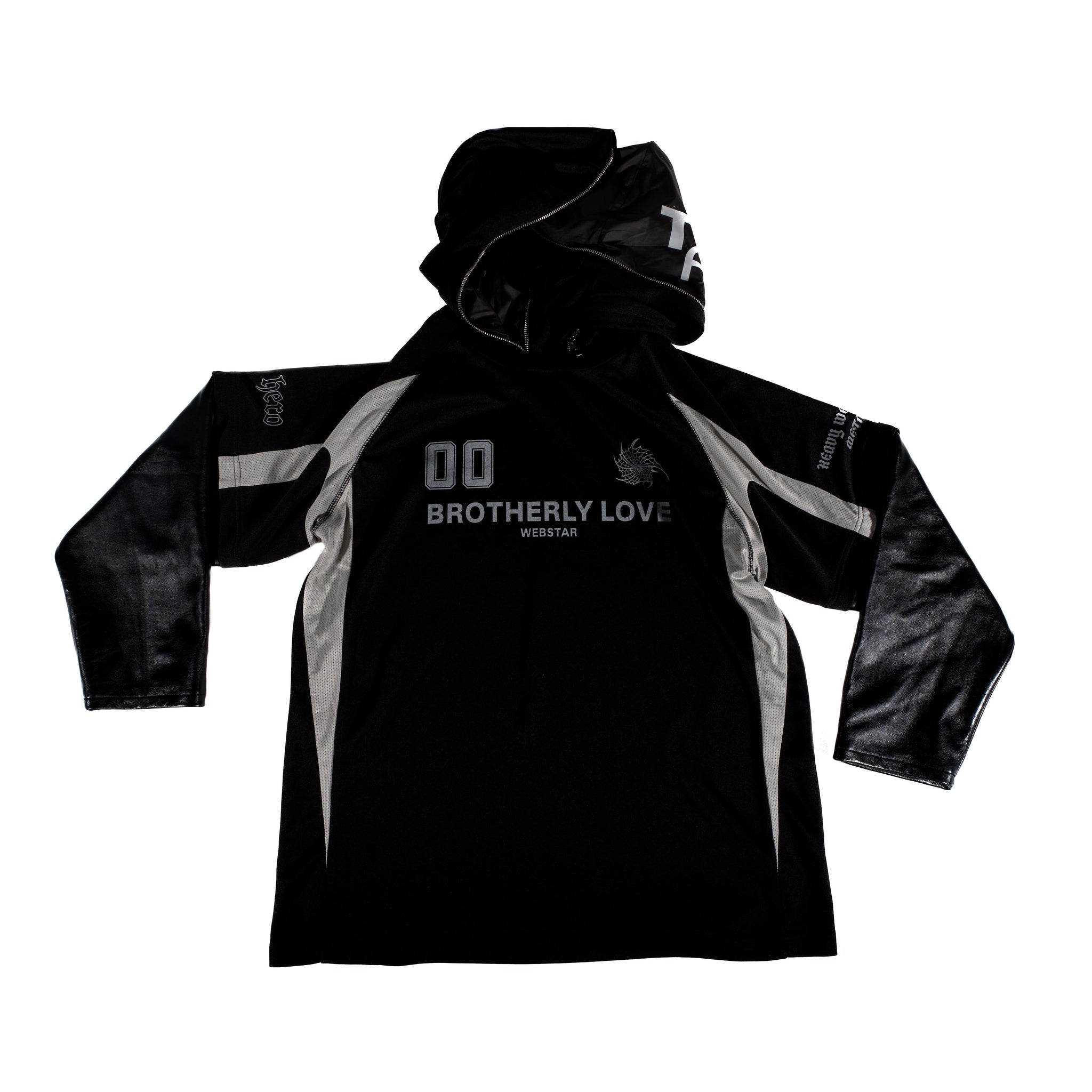 BL WEBSTORM JERSEY WITH LEATHER SLEEVES